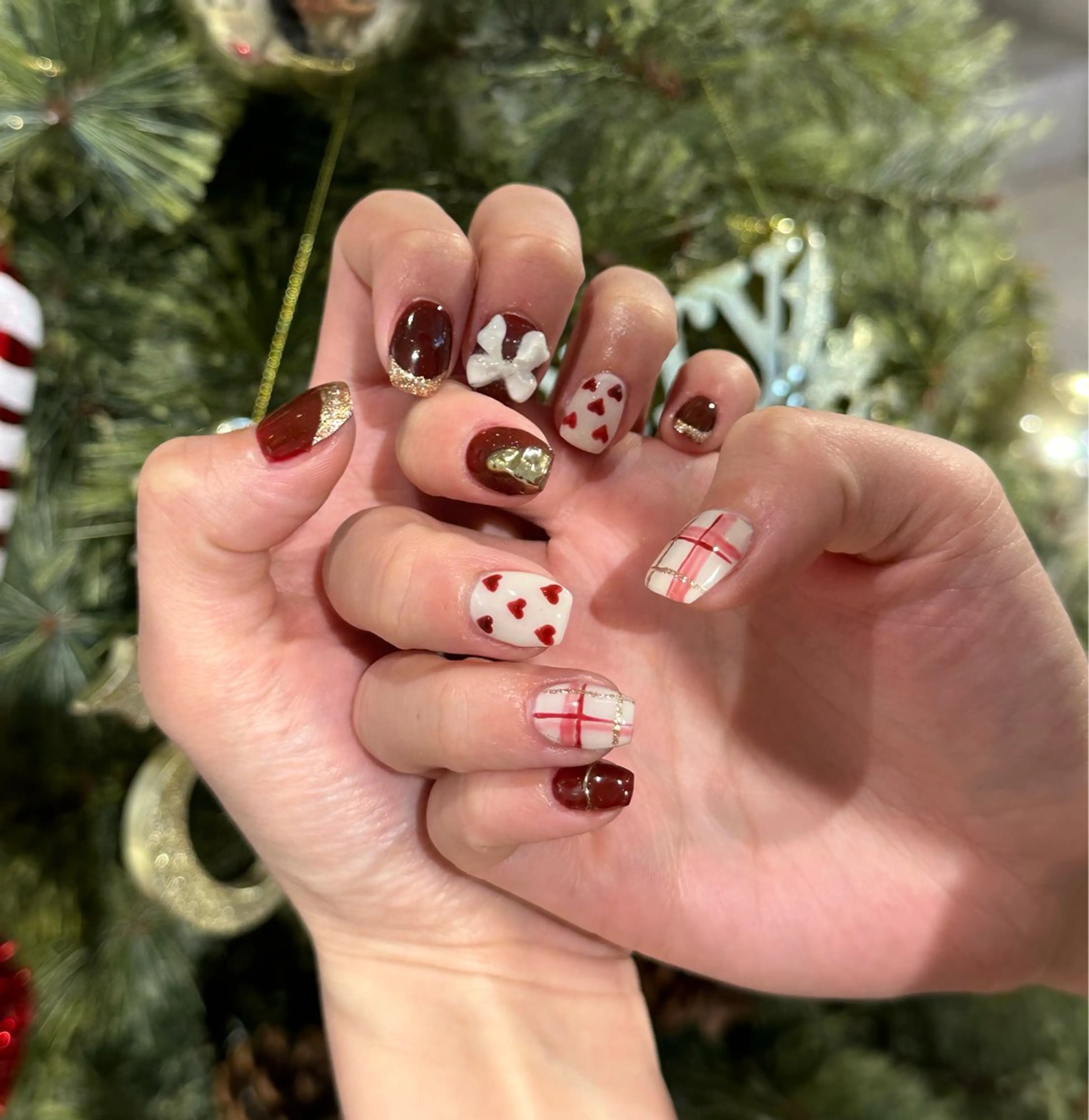 ネイル ハンドネイル 🎀韓国レイヤー特化 🎀ベージュ/ミクのヘアスタイル