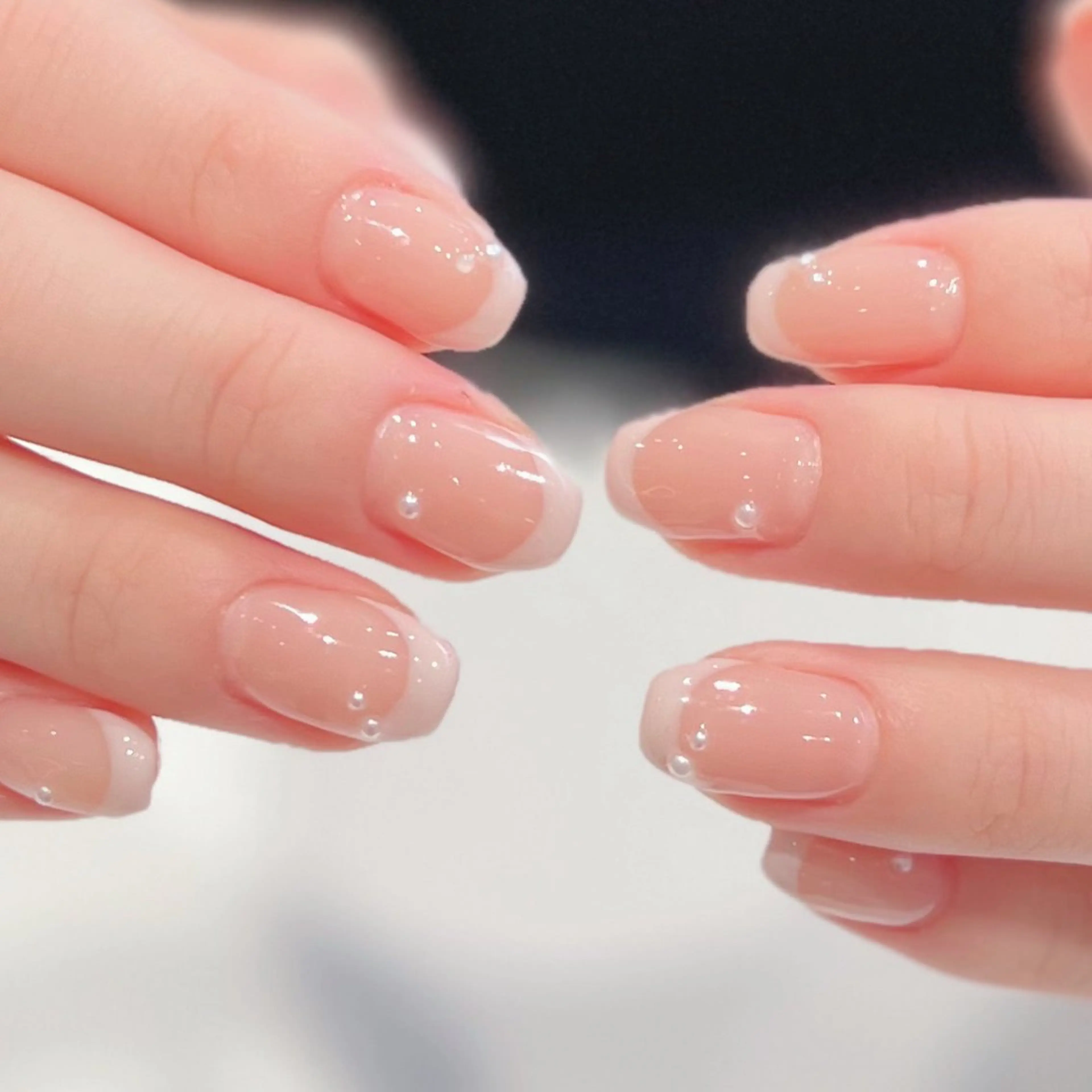 ネイル アートネイル フレンチネイル ジェルネイル パラジェル VINGT NAIL Aika.Kのネイルデザイン