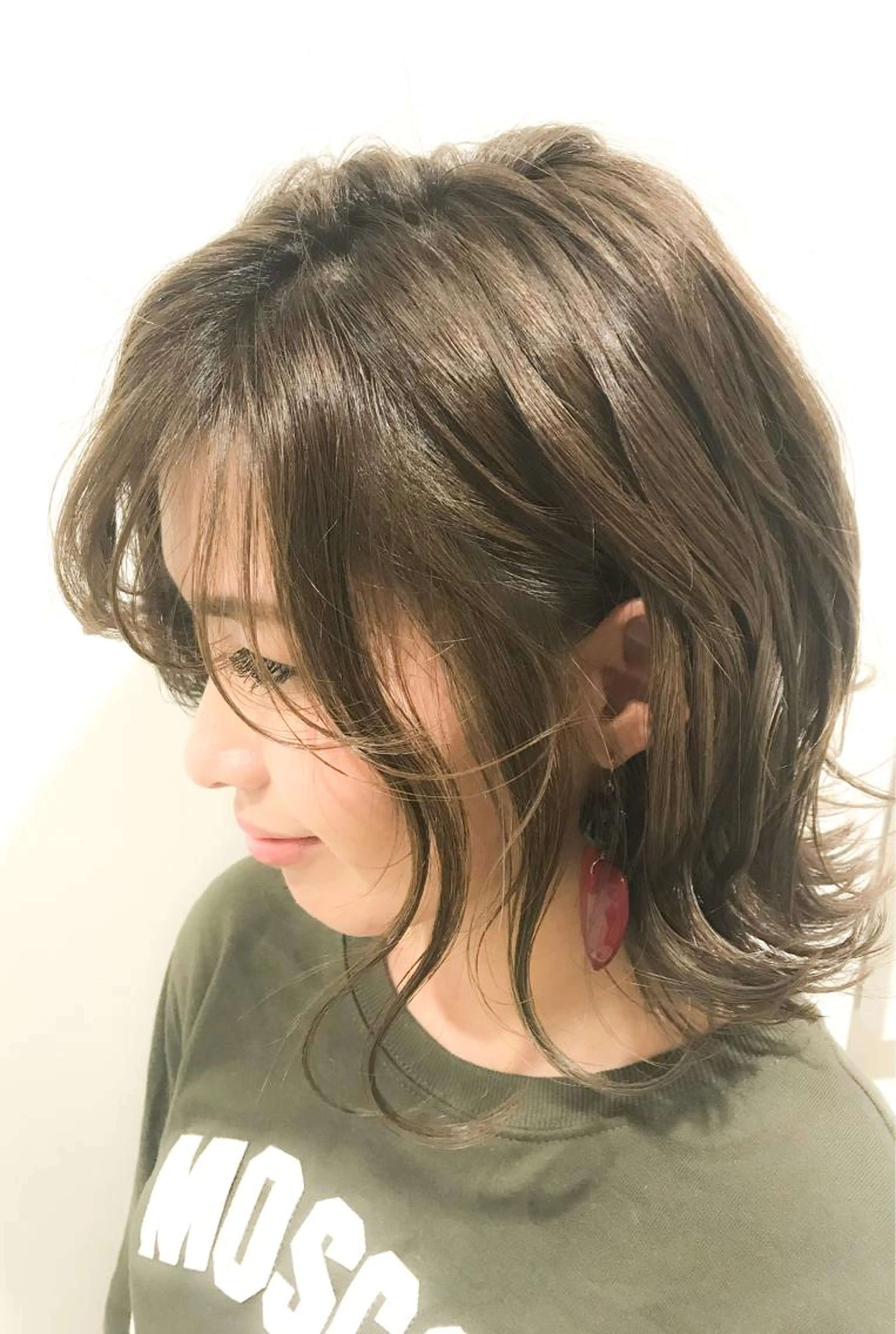 黒染め落し（ブリーチ）ONカラーの写真