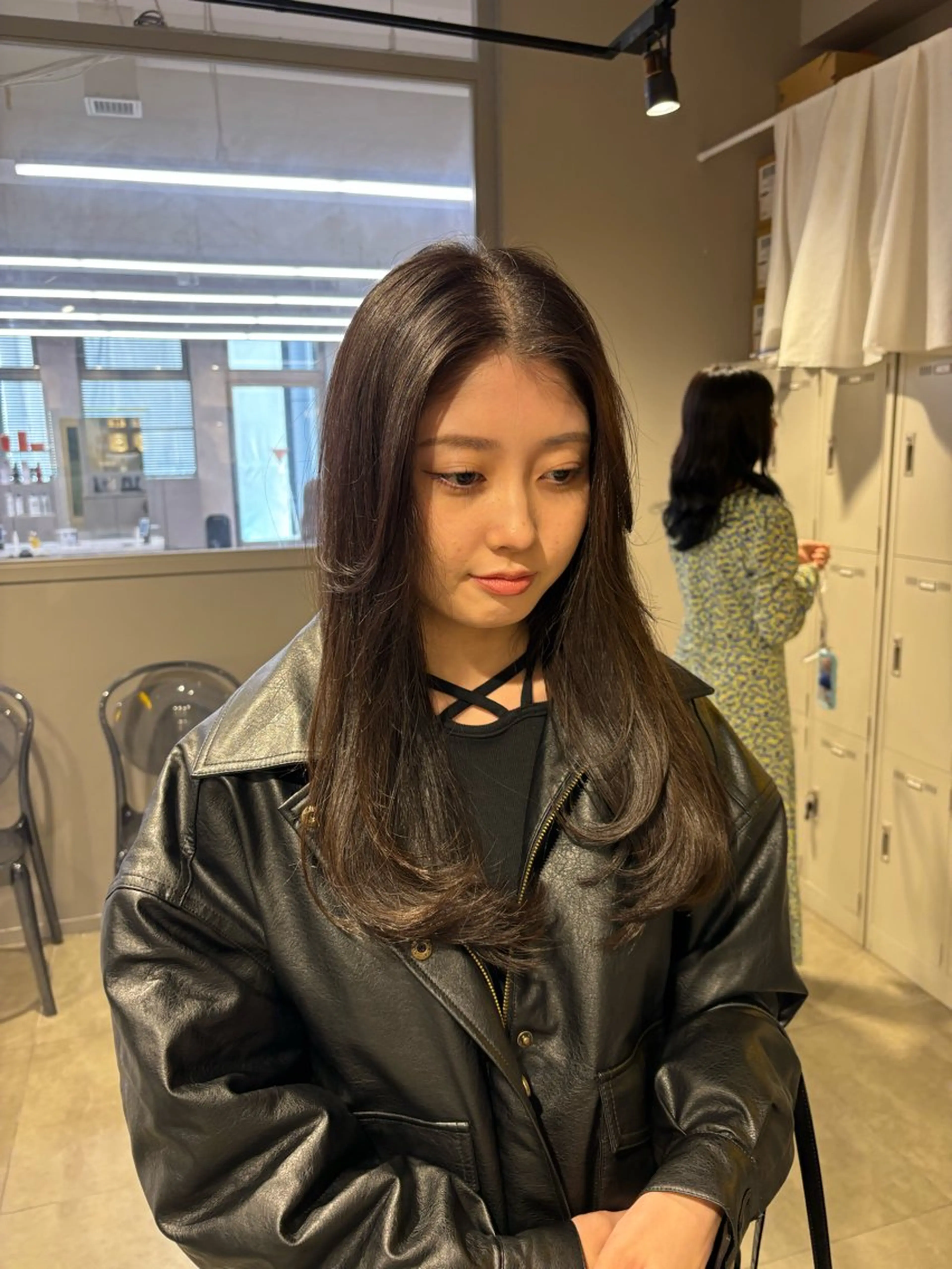 ロング カラー 表参道ハッシュカット レイヤー/リノンのヘアスタイル