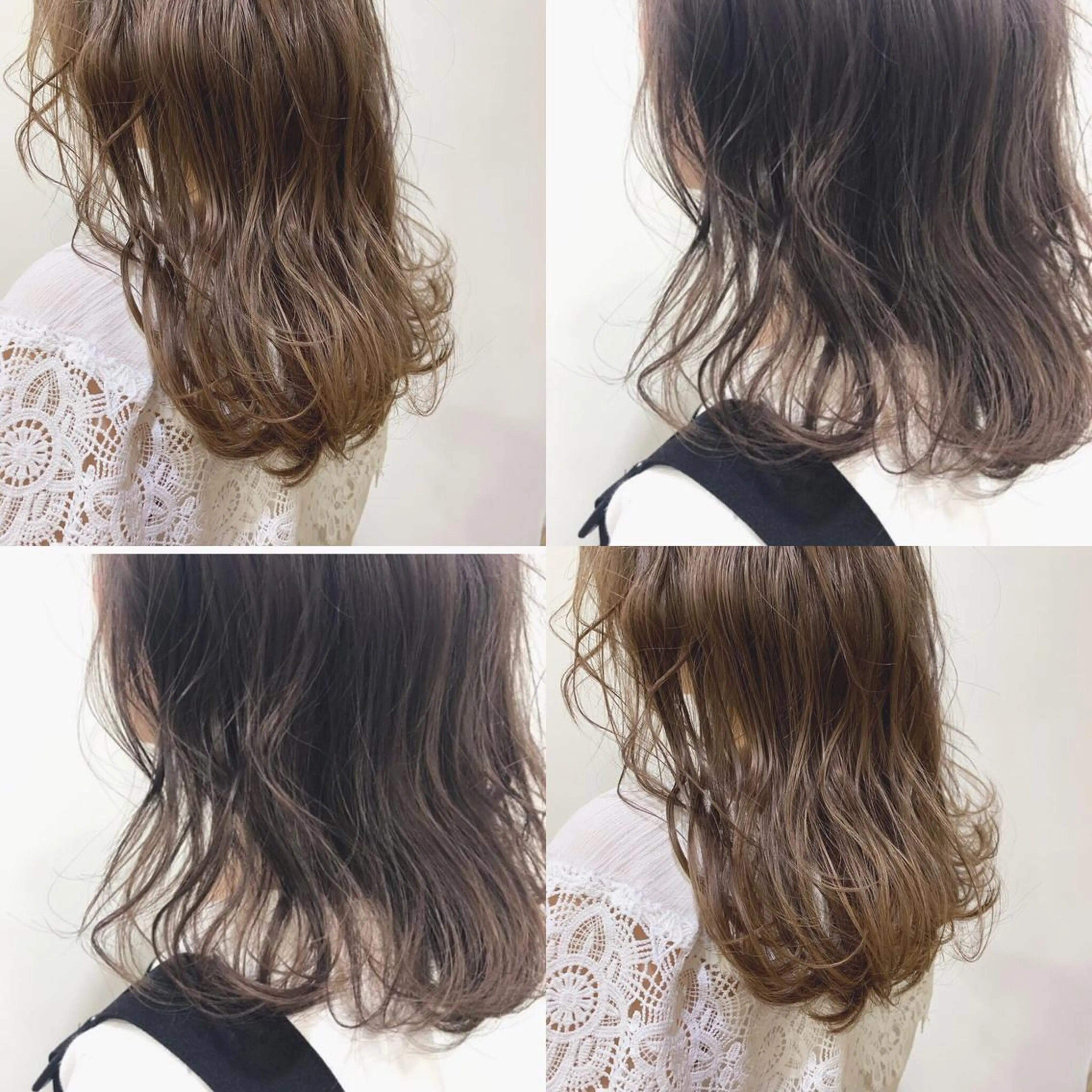 セミロング カラー ベージュカラー ミルクティーベージュ 🌻Insta指名 NO.1🌻Shoのヘアスタイル