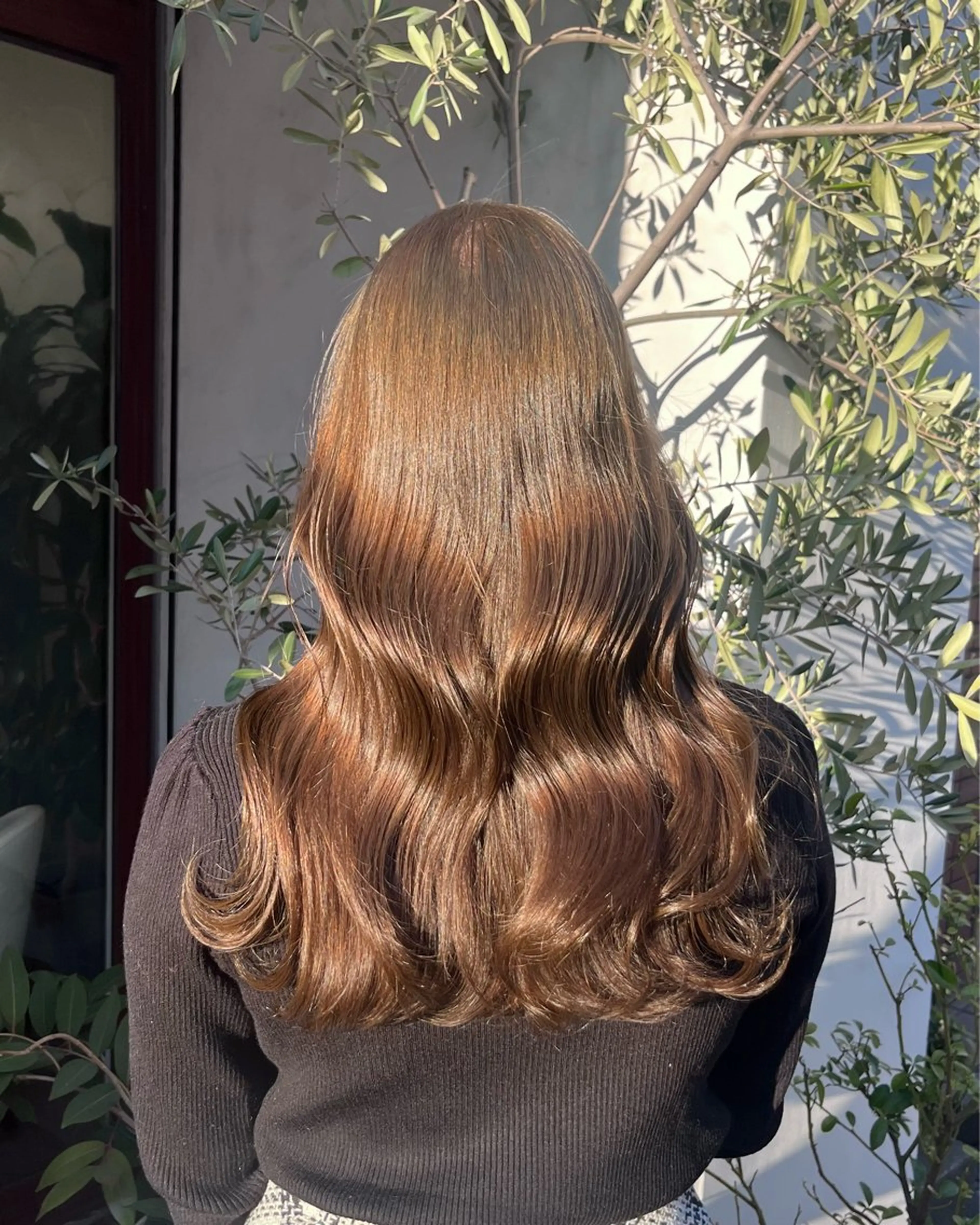 ロング ヘアカラー トリートメント ヘッドスパ 角田 満帆のヘアスタイル