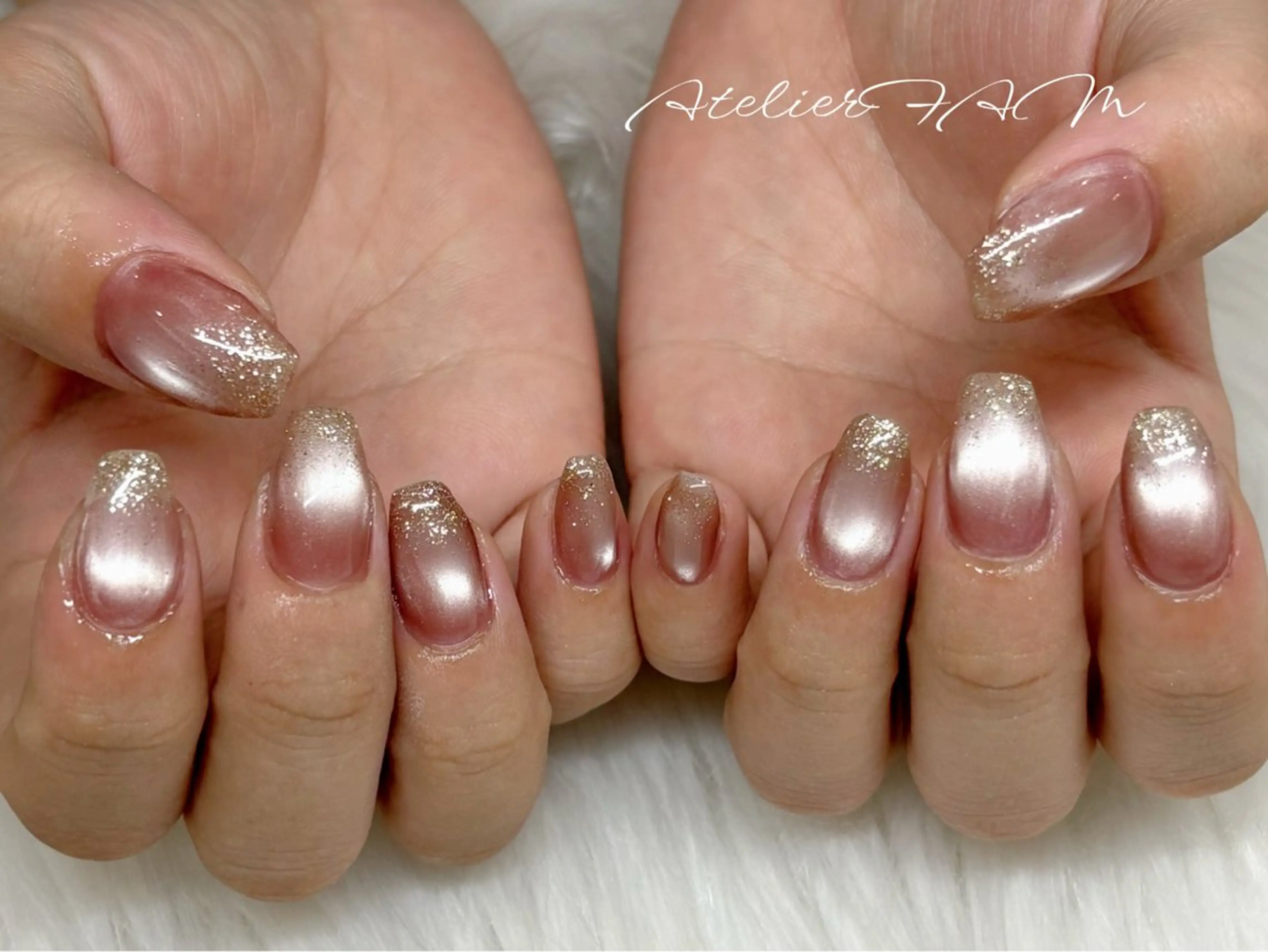 ネイル ハンドネイル nail&eyelashsalon atelier fam上本町店所属・アトリエ FAMのネイルデザイン