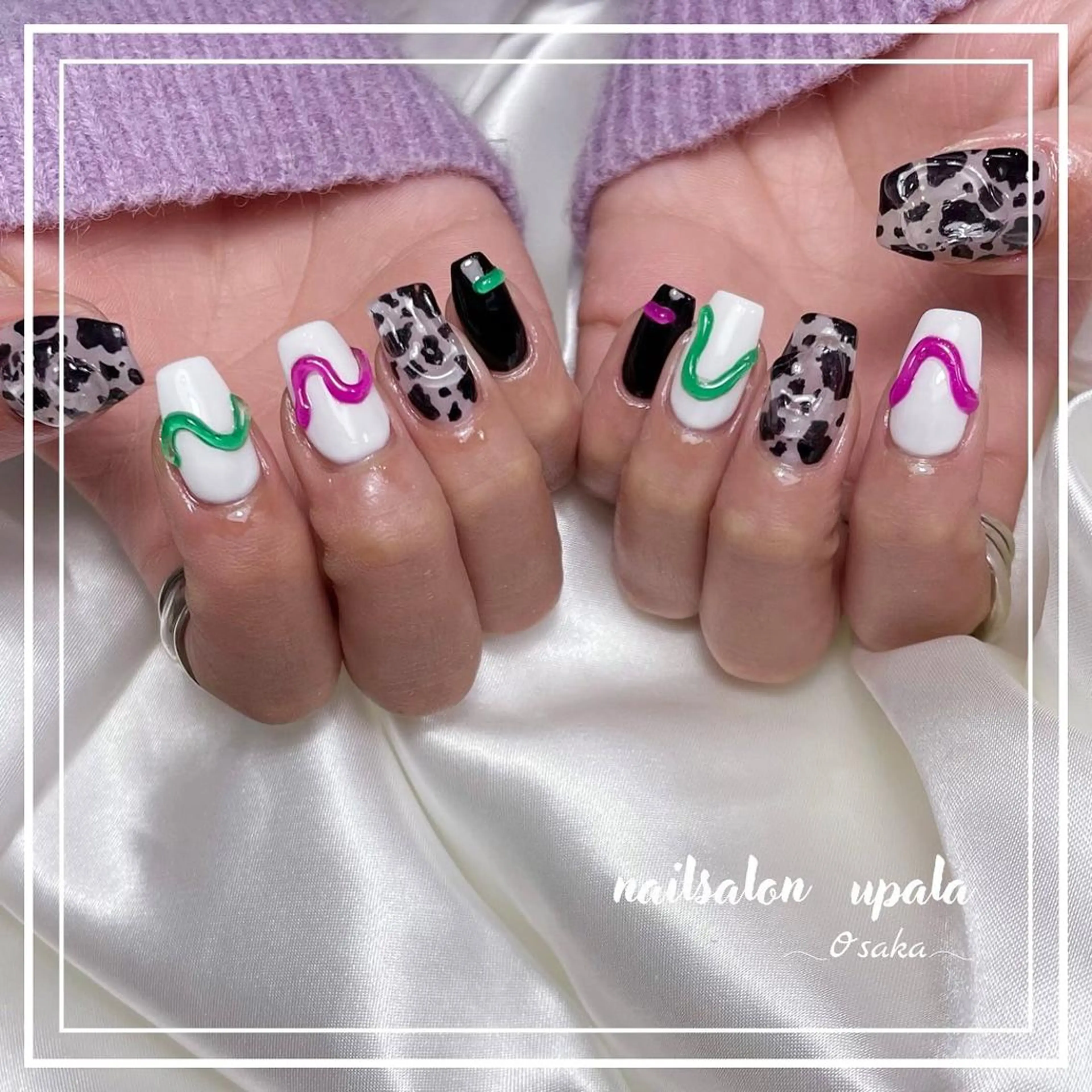 ネイル ニュアンスネイル ワンカラーネイル 夏ネイル ハンドネイル upala Mayukoのネイルデザイン