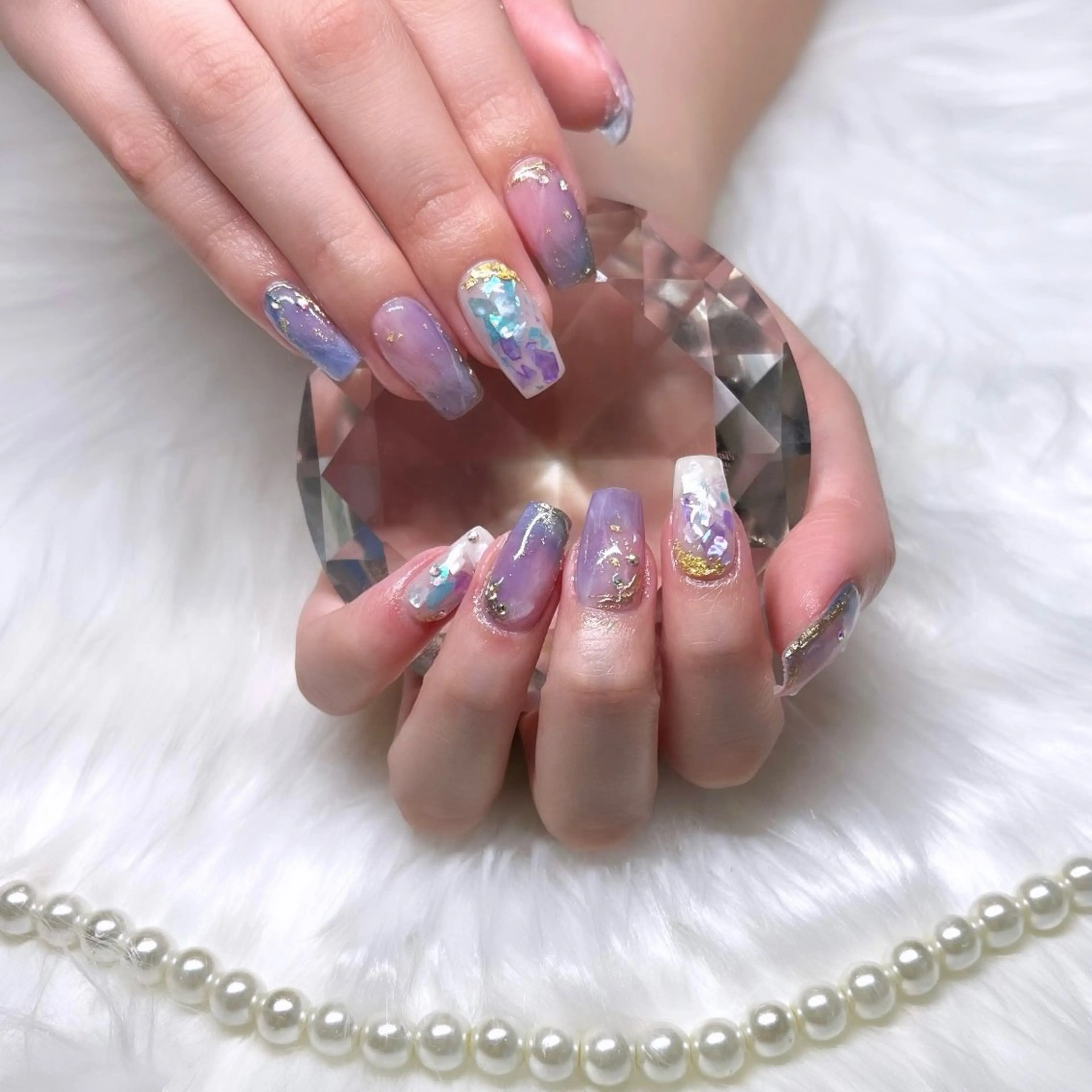 ネイル ジェルネイル 持ち込み 夏ネイル ハンドネイル Kobayashi Komugiのネイルデザイン