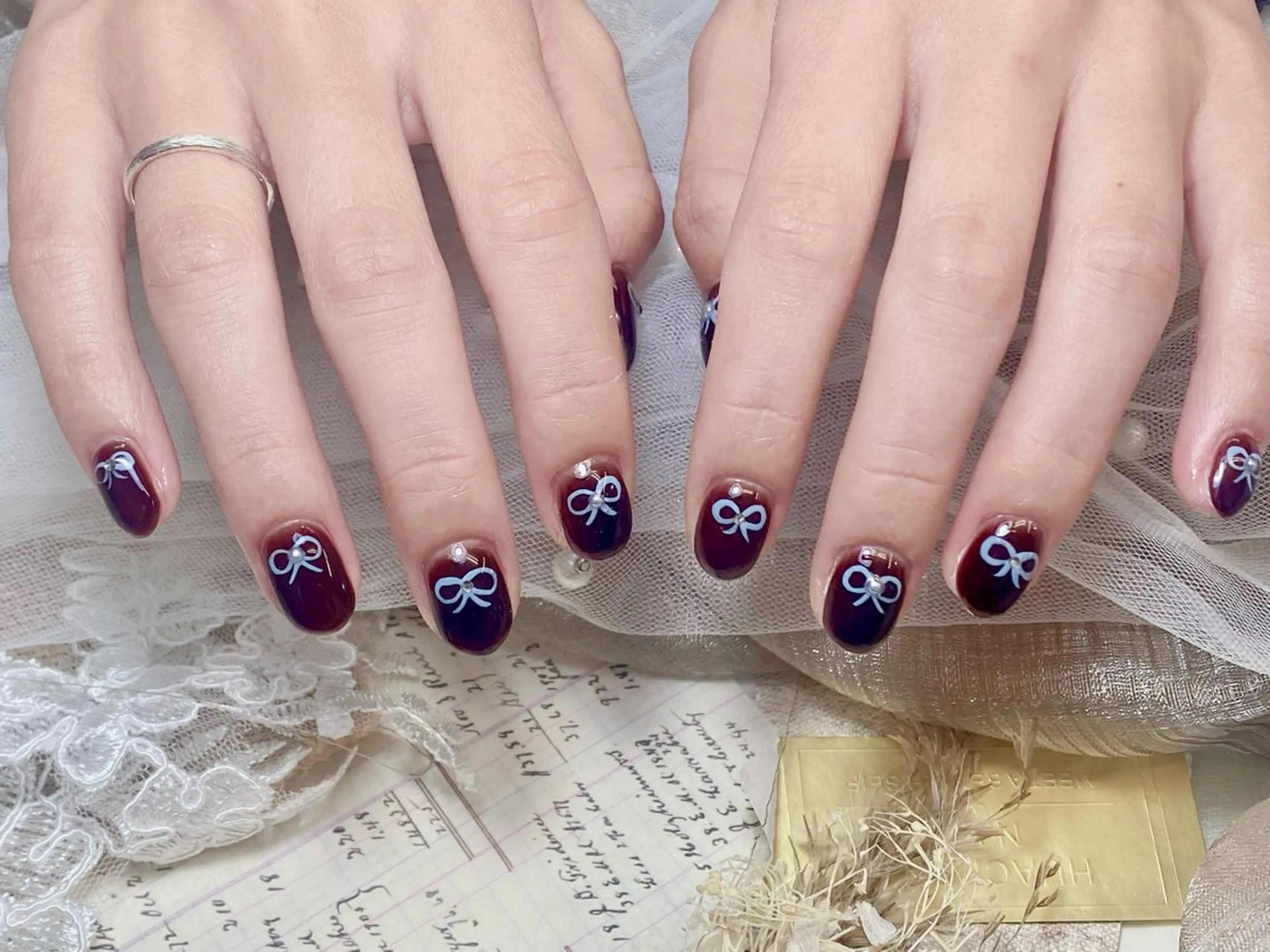 カラー ハンドネイル Anna Nail 秋(アキ)のネイルデザイン