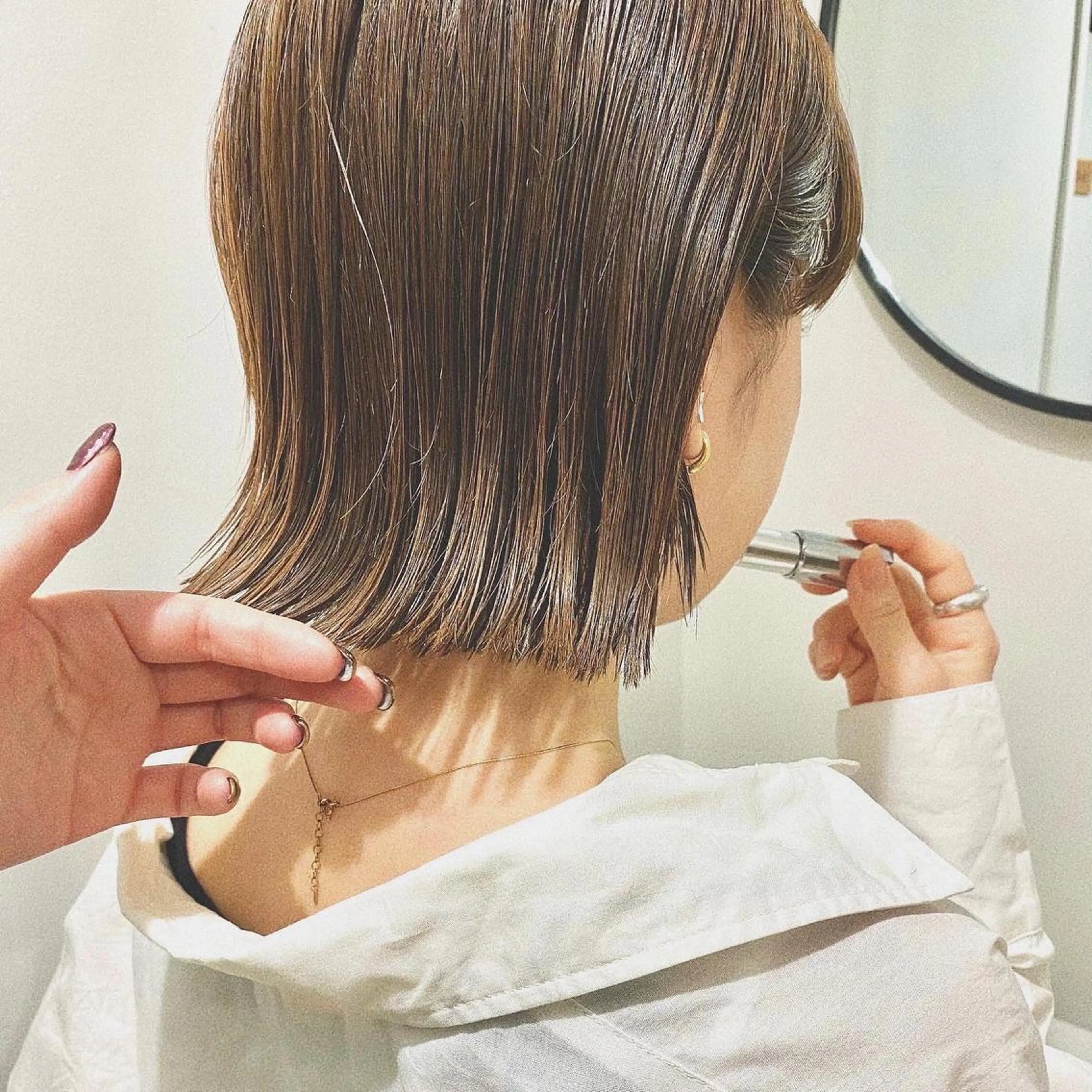 髪質改善ストリートメント（ストレートパーマ）¥15000→¥11000の写真