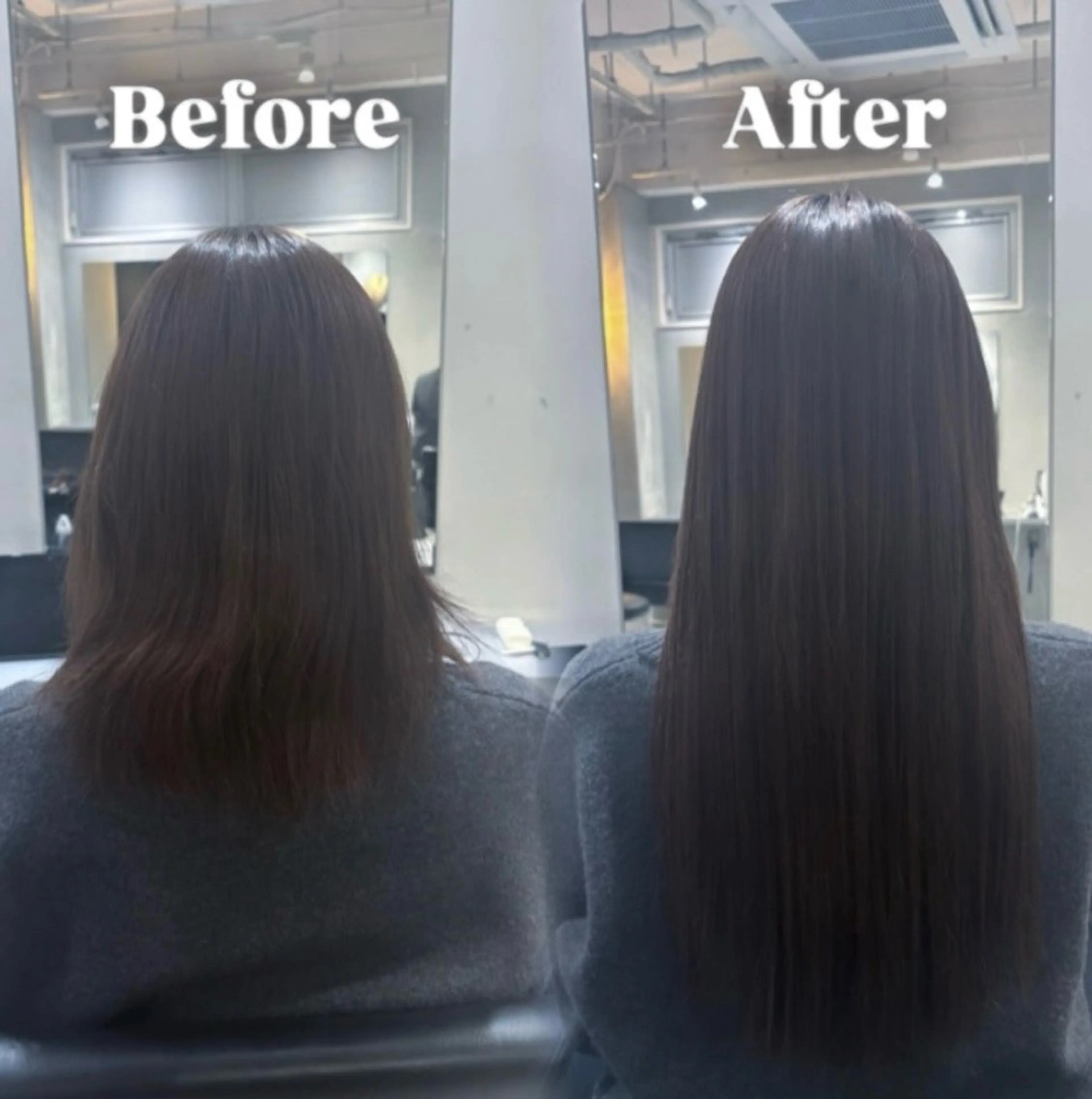 ロング エクステ エクステ 髪質改善/暖色/ 🪽スズのヘアスタイル