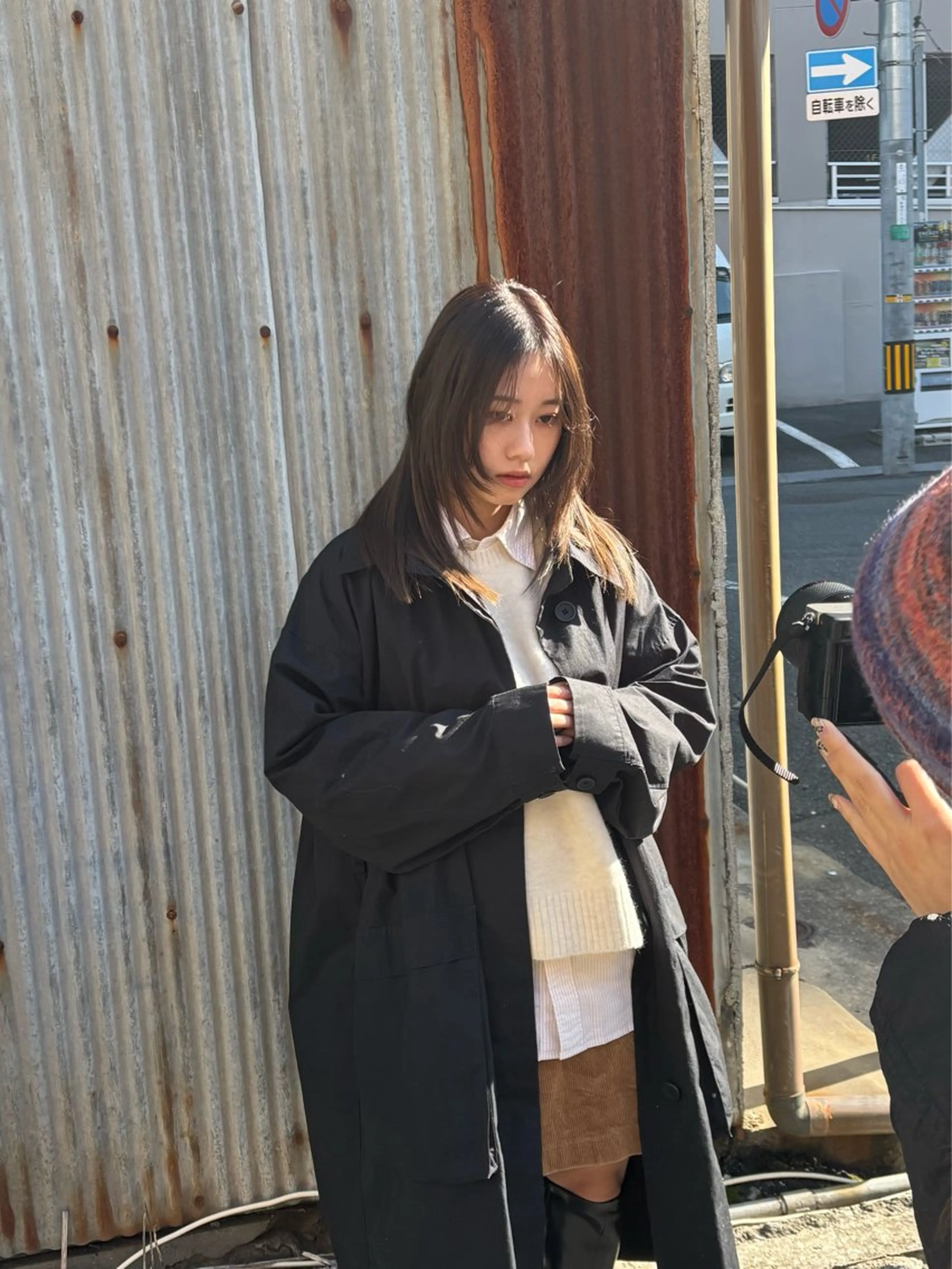 セミロング カラー カット ヘアカラー little garden/樹里のヘアスタイル