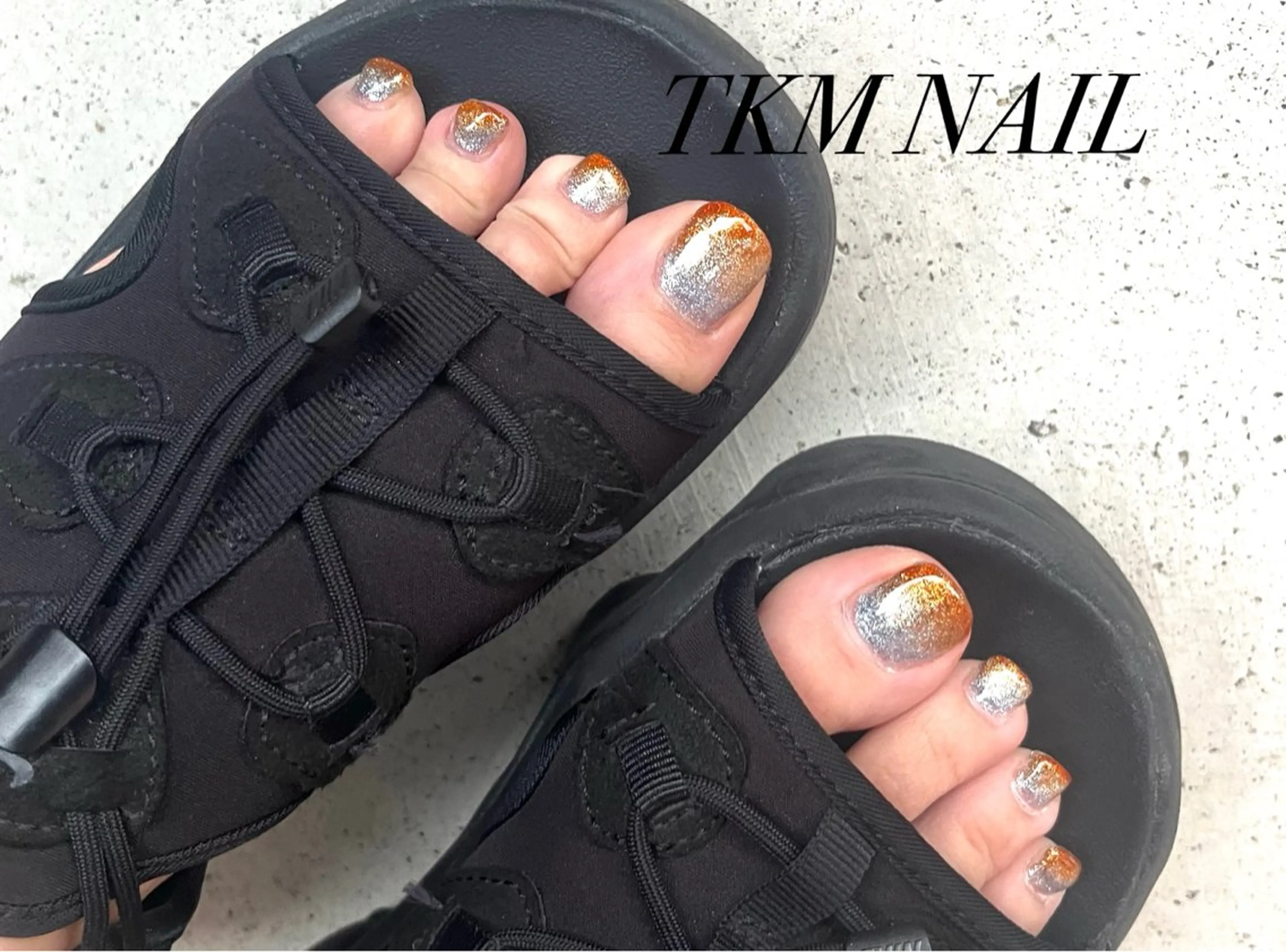 ネイル フットネイル シンプルネイル ______ TKM  NAILのネイルデザイン