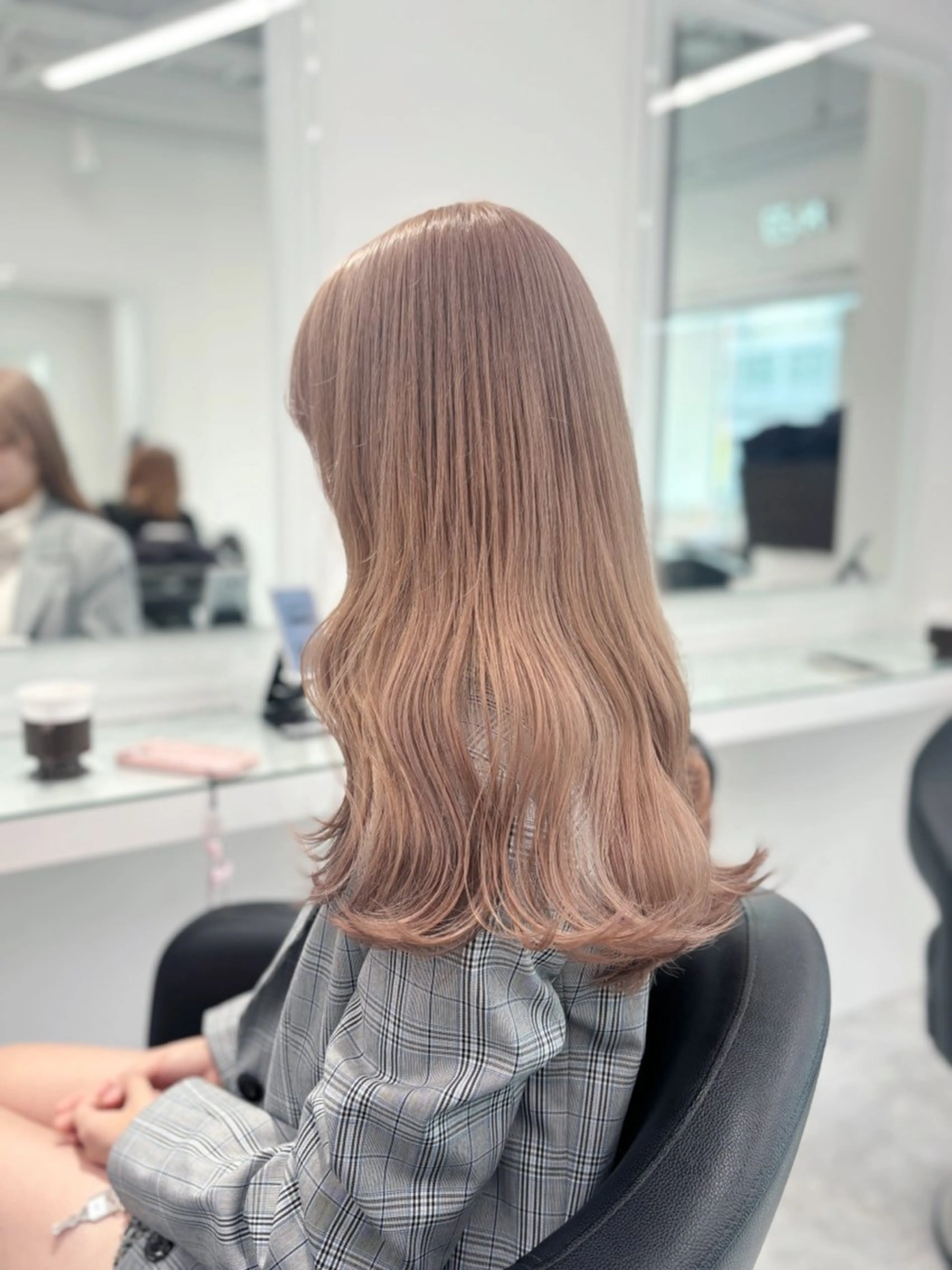 ロング カラー ヘアカラー トリートメント 💖ミルクティー💖 あかり💖のヘアスタイル