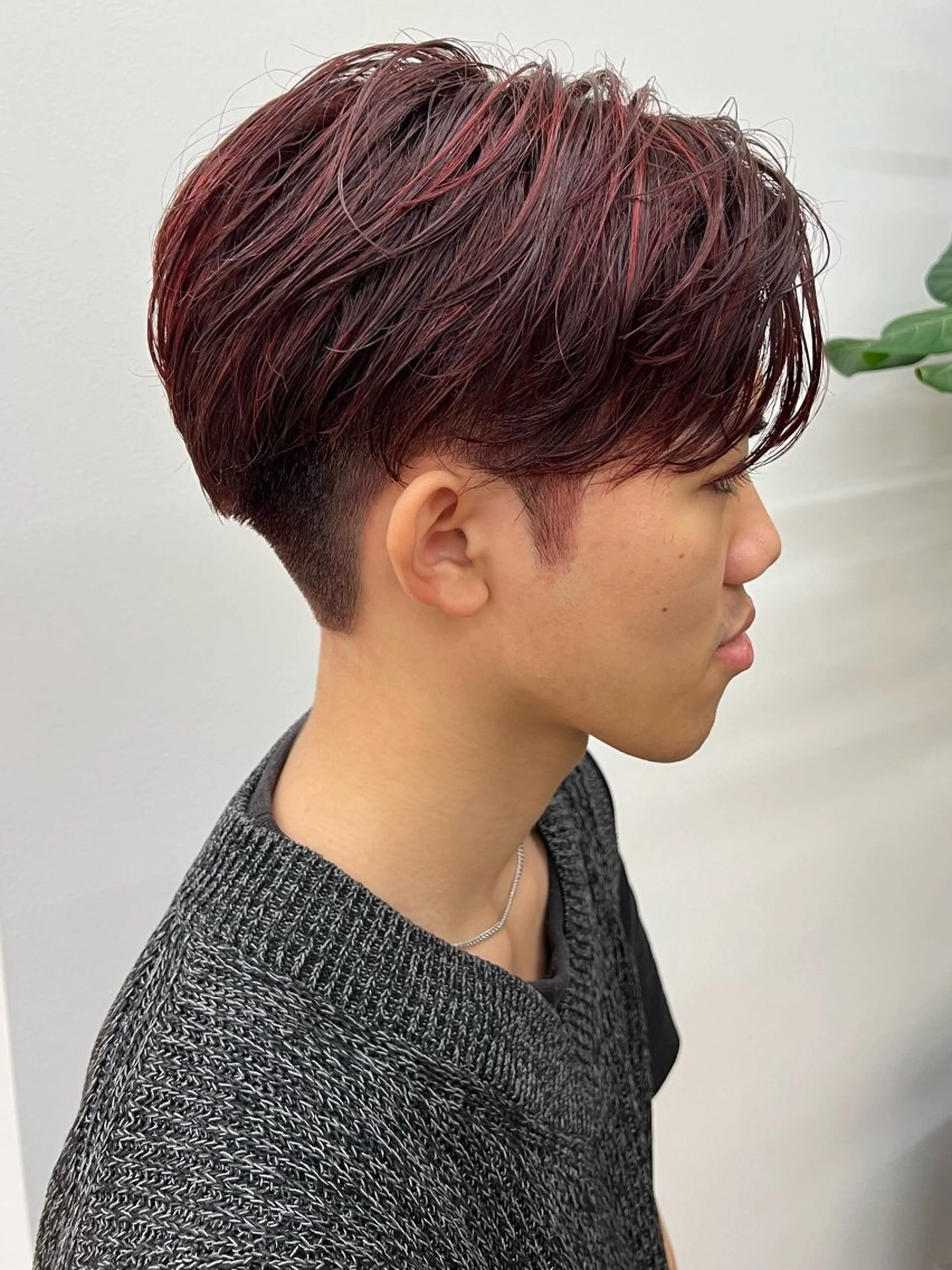 メンズカット＋ハイライト＋カラー＋トリートメントの写真