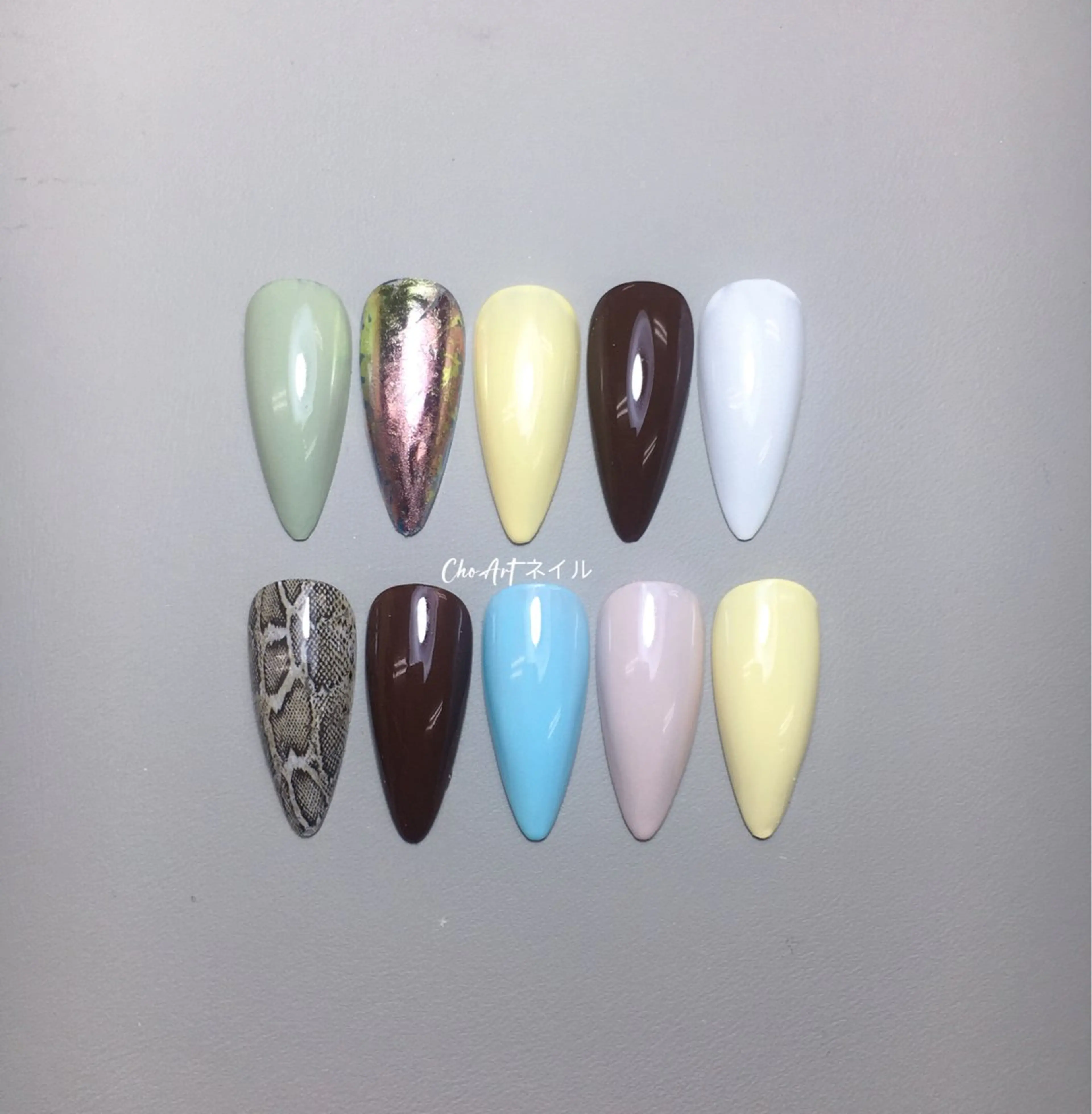 ネイル マットネイル 夏ネイル Cho Artネイル所属・ronronne .のネイルデザイン