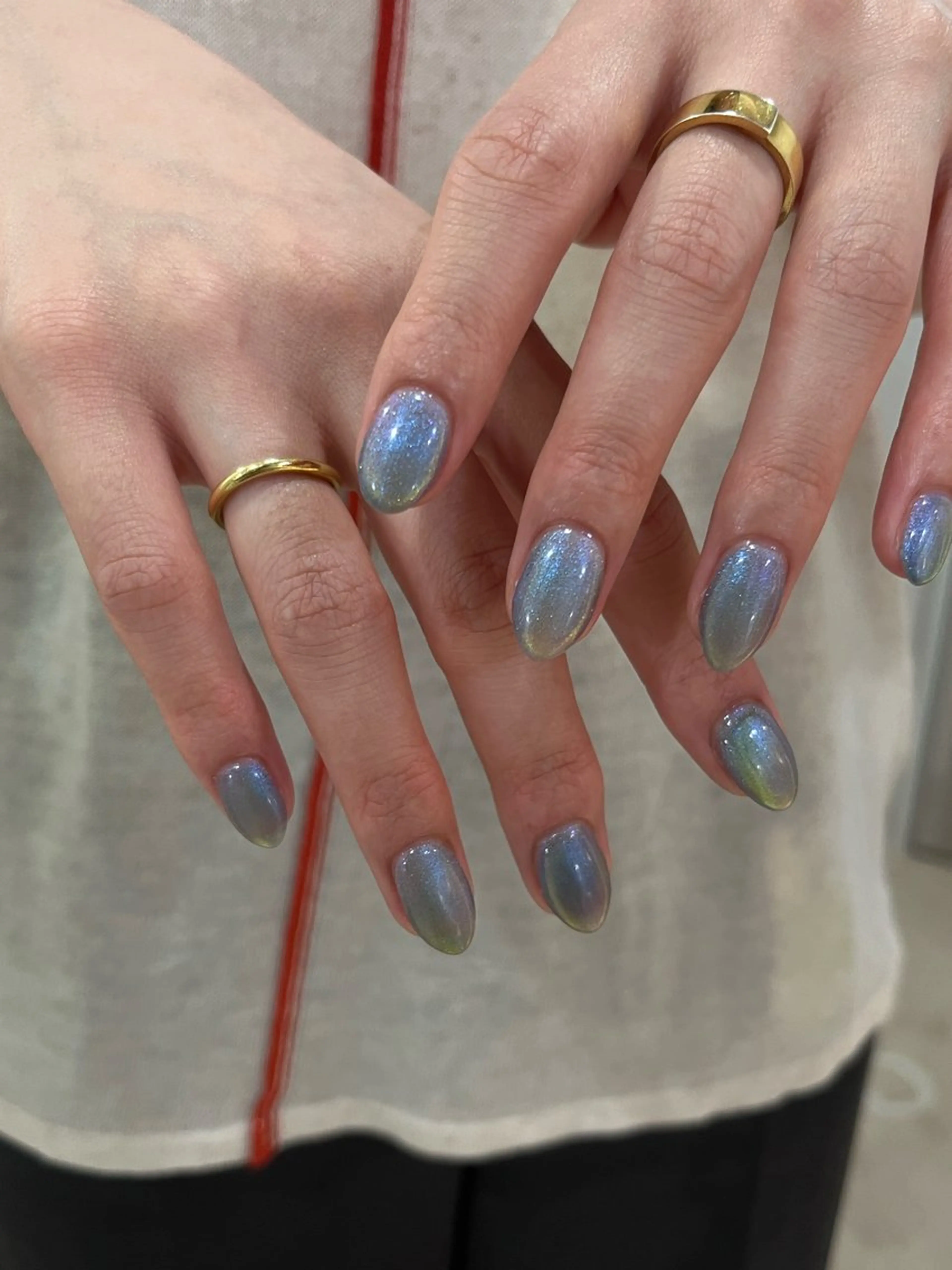 ネイル マグネットネイル ハンドネイル Bianca 名駅 Yamazoeのネイルデザイン