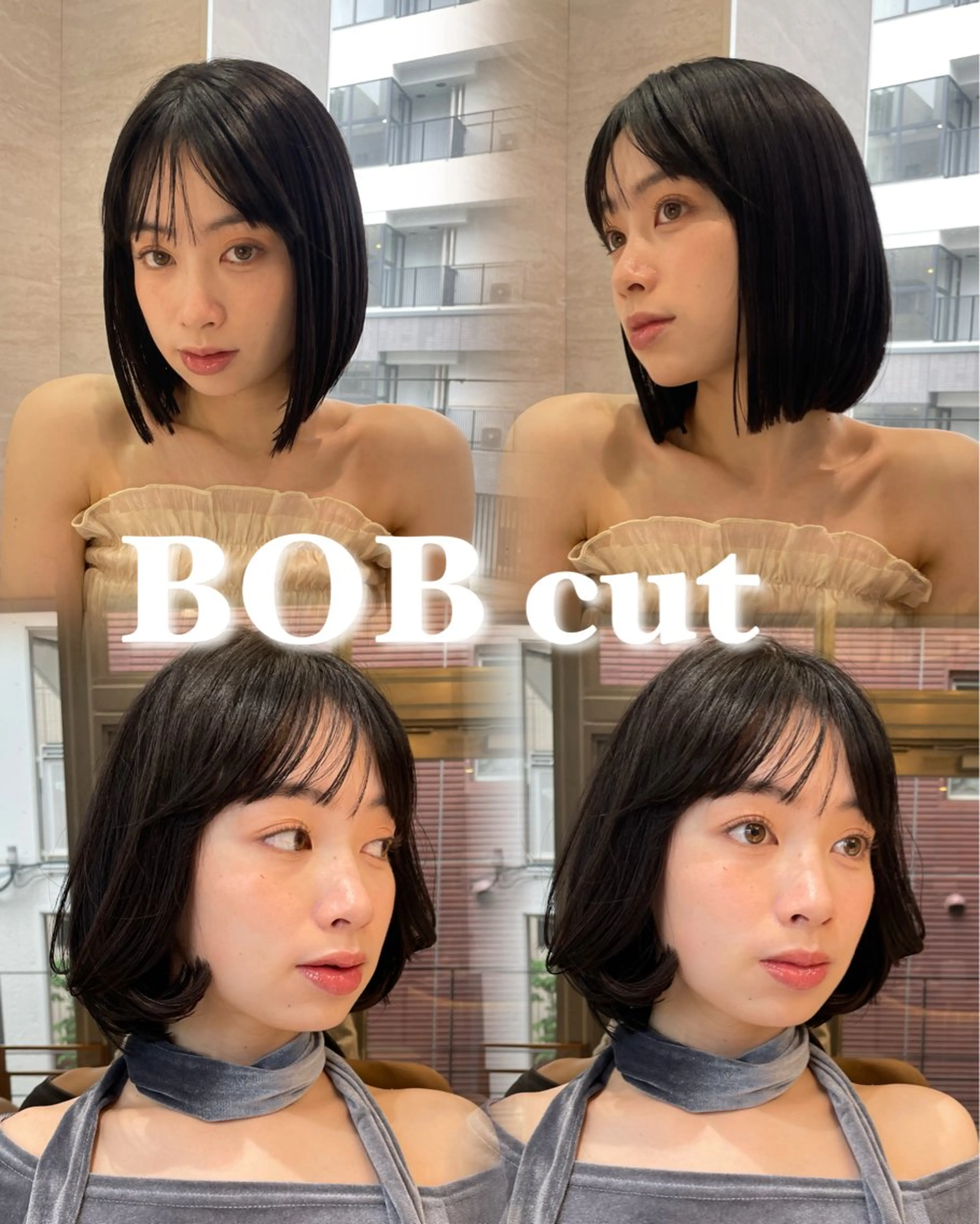 💙【ボブにしたい方必見】💙カット＋トリートメント＋超音波アイロン付き（🫧リファのファインバブル付き🫧）の写真