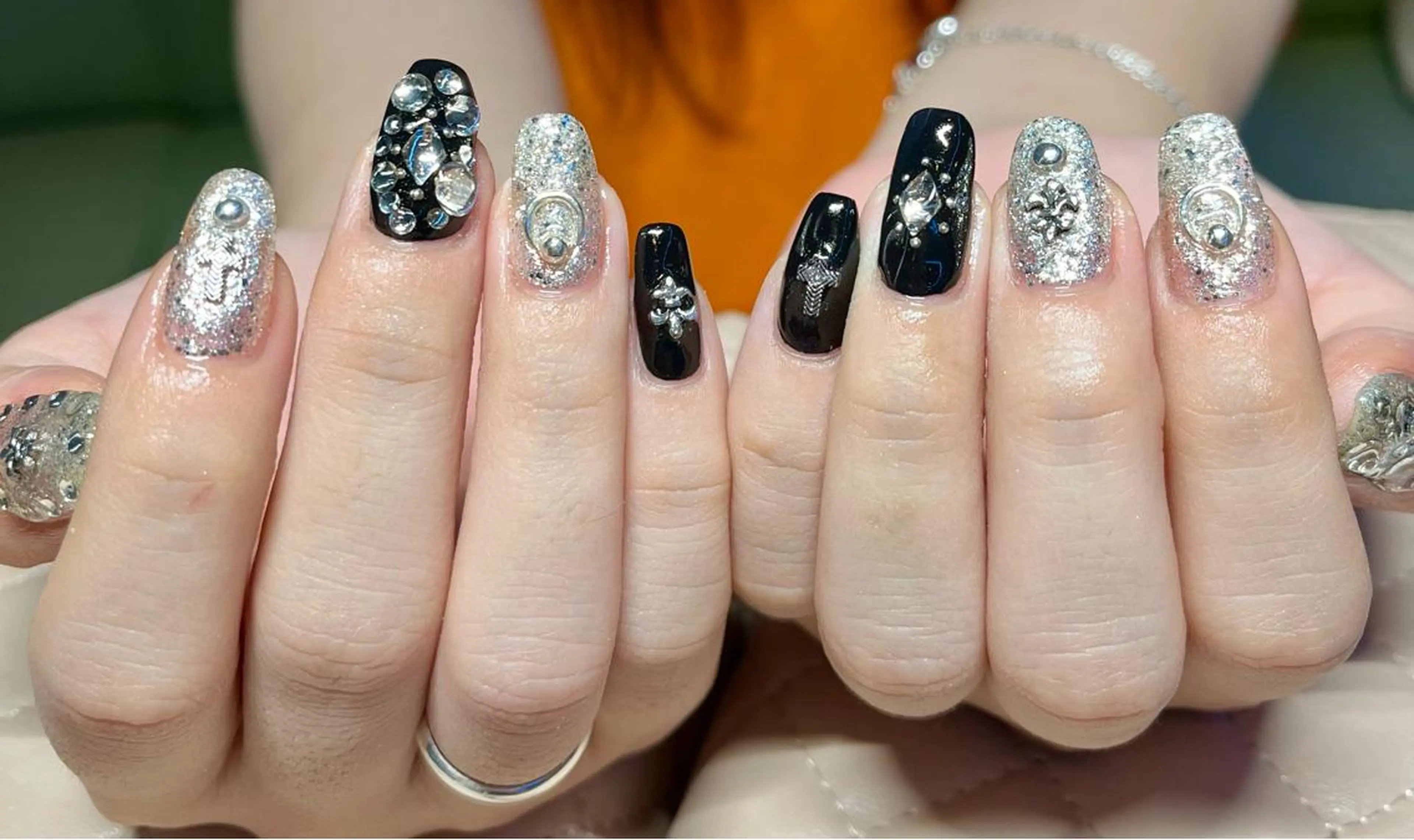 ネイル ハンドネイル goldgleams ちなのネイルデザイン