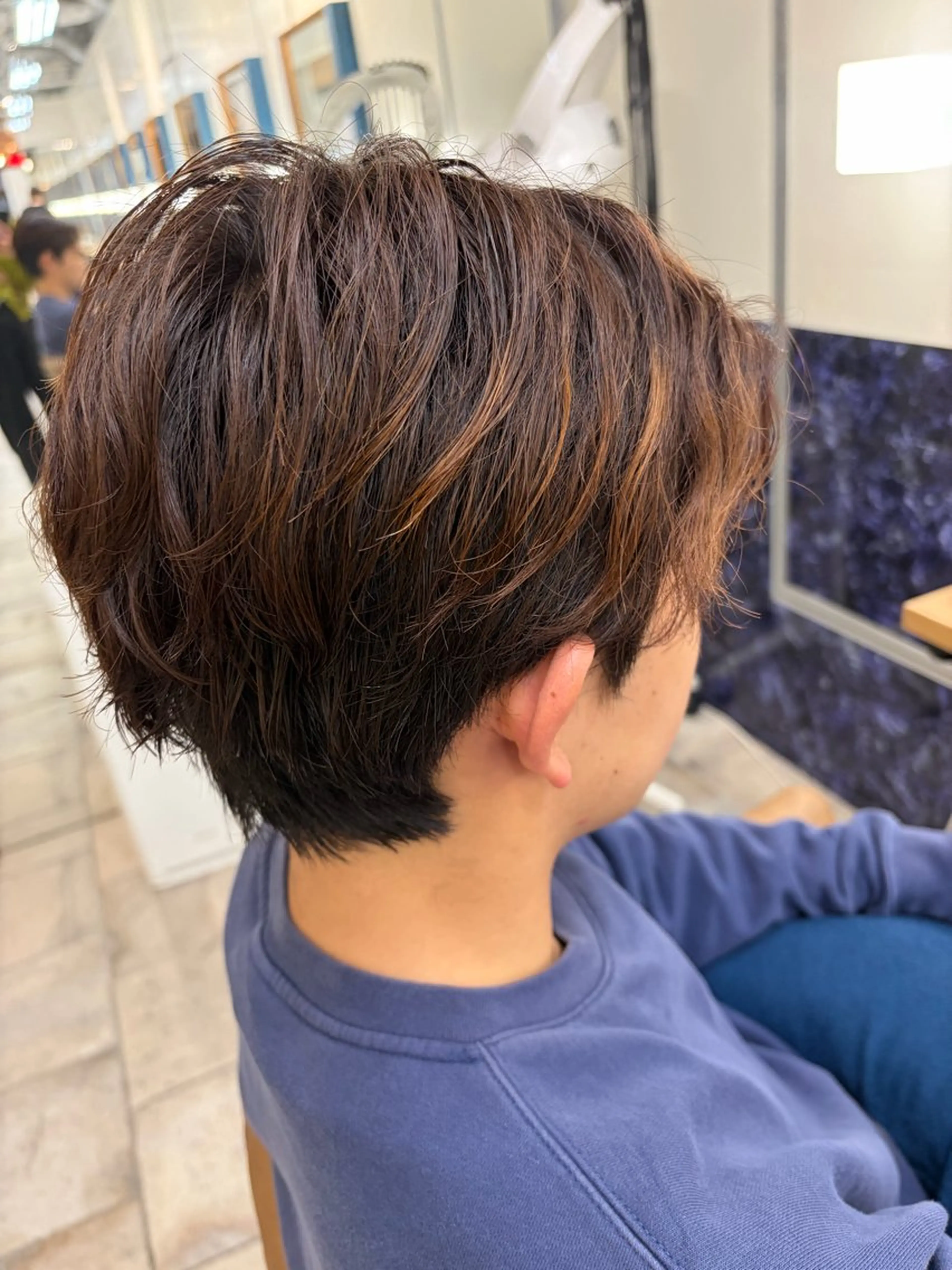 ショート カット ヘアカラー パーマ トリートメント ヘッドスパ カラー/アイリスト 麻優のヘアスタイル