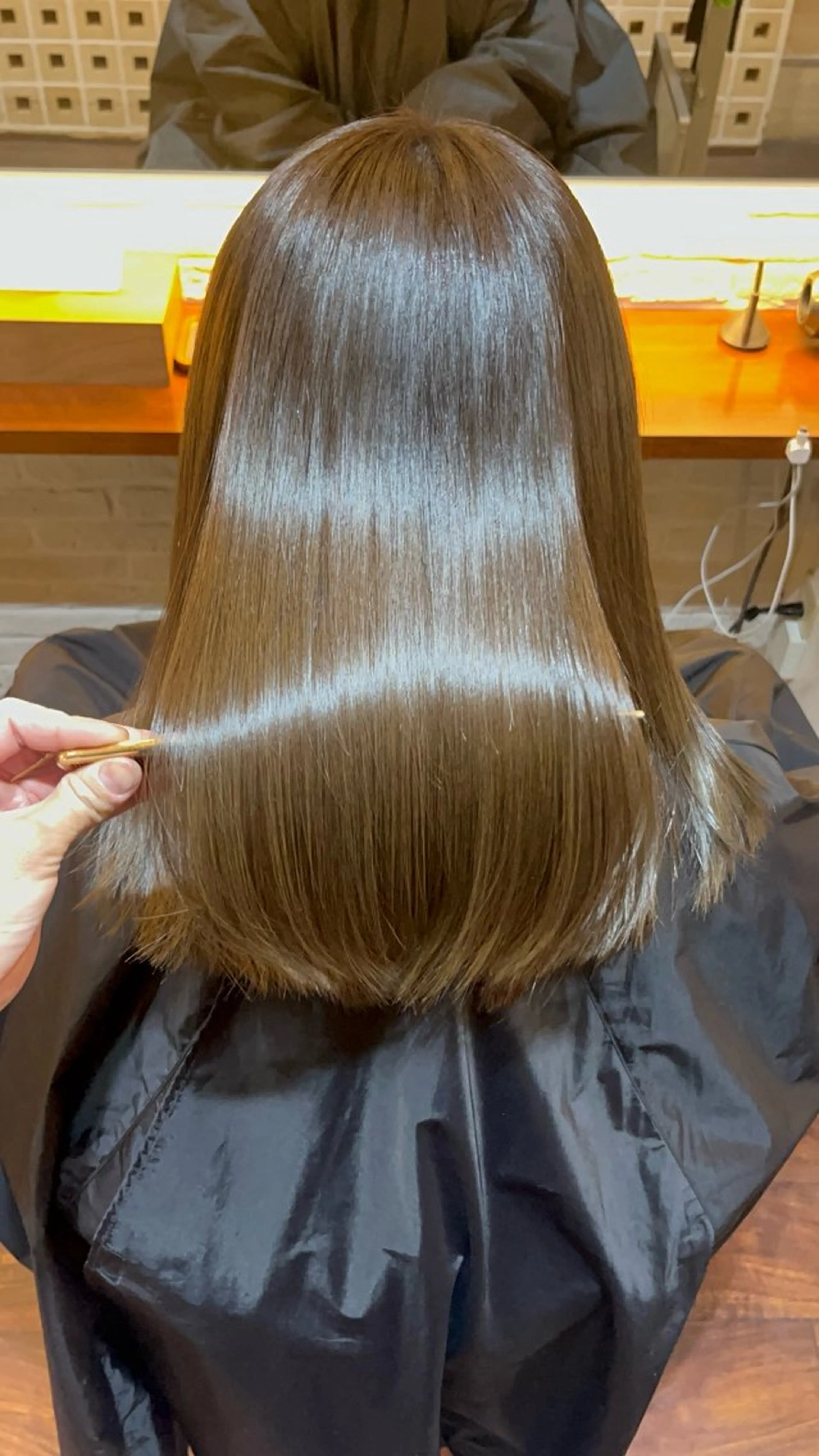 ミディアム 縮毛矯正 トリートメント CoCooN TAKUMAのヘアスタイル