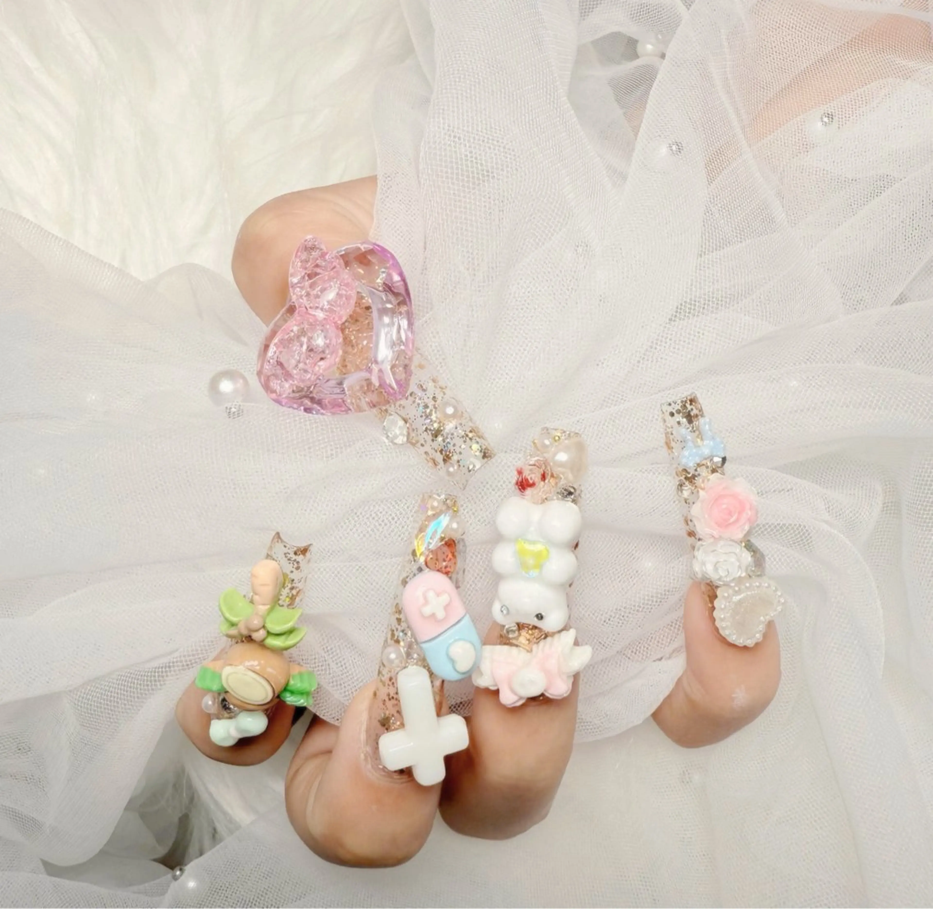 ネイル ボルドー チークネイル 成人式 フレンチネイル グラデーション ハンドネイル Lina nail所属・Luna 池袋のネイルデザイン