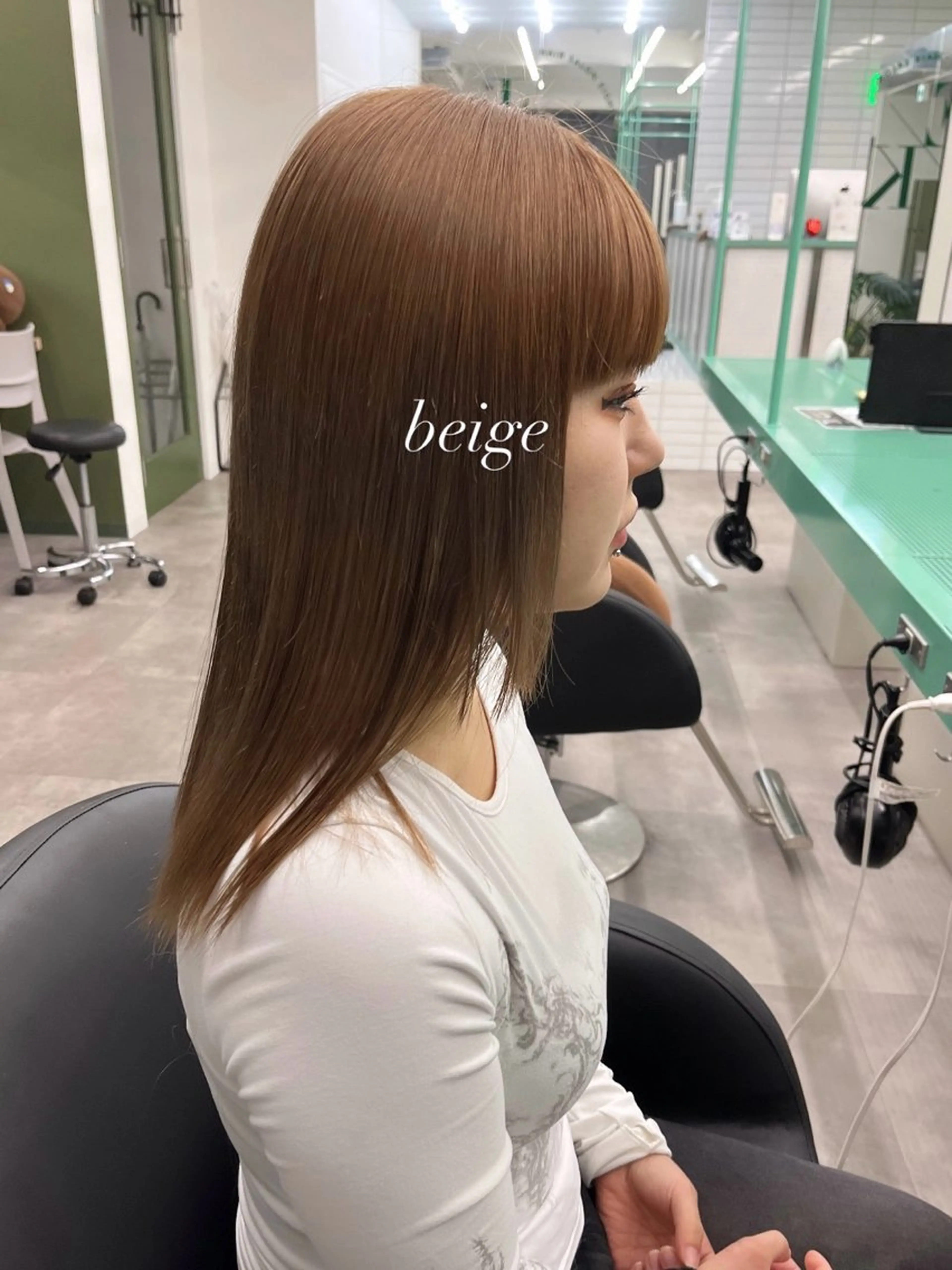 ミディアム カット ヘアカラー トリートメント Ⓜ︎iyu🌊/海外 風ハイライト特化のヘアスタイル