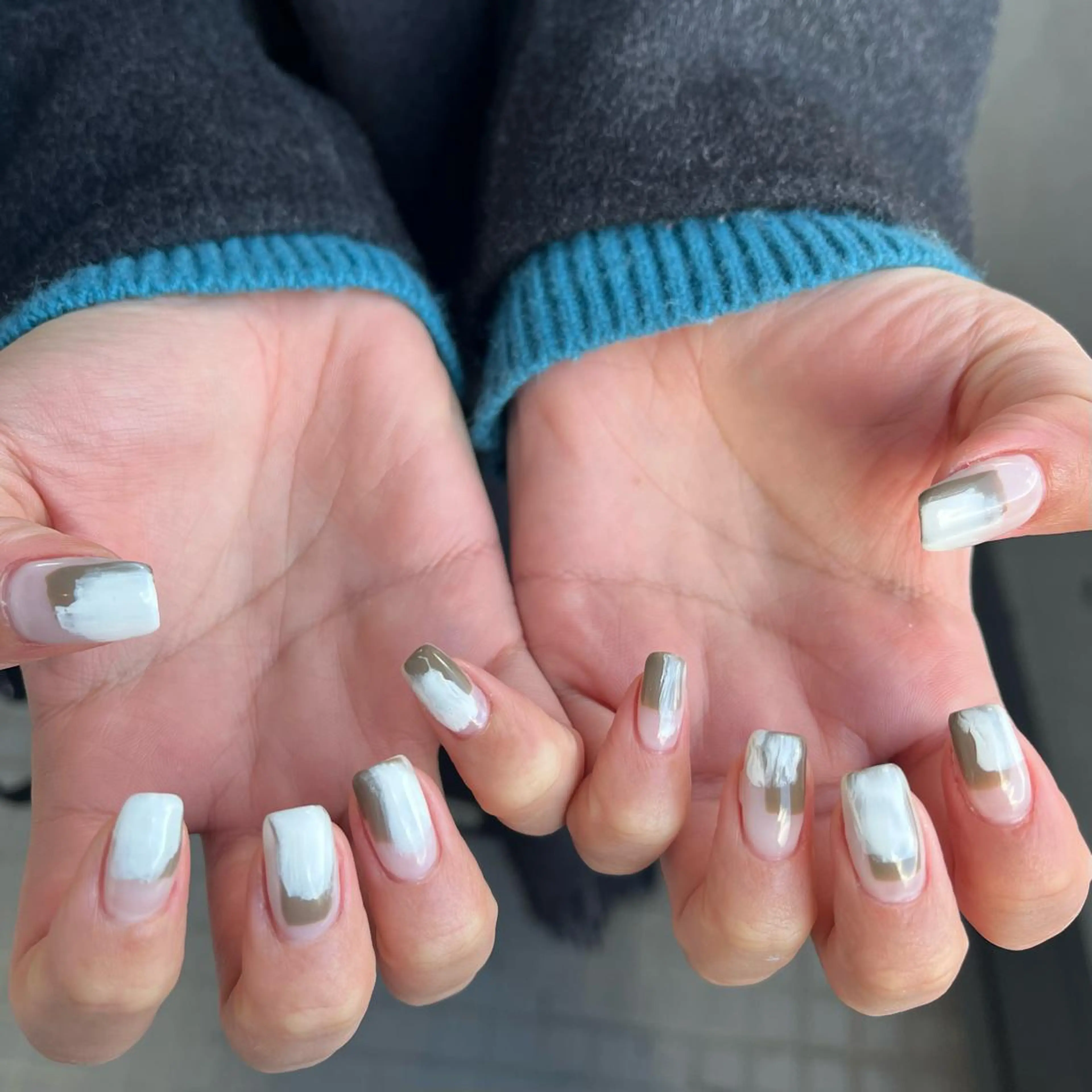 ネイル ハンドネイル 🤎Two ERI🤎のネイルデザイン