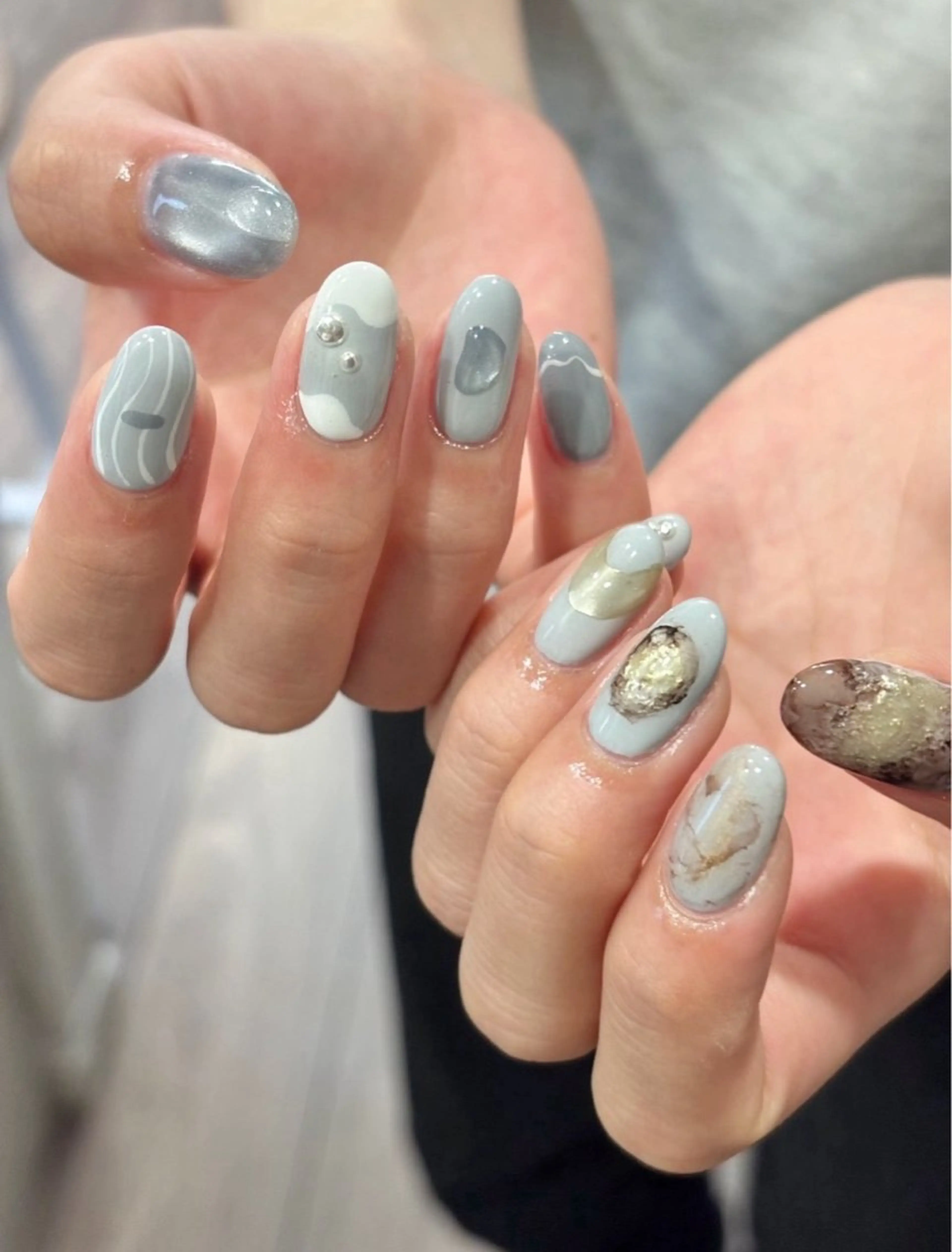 ネイル ニュアンスネイル ハンドネイル iconail 下北沢 NONのネイルデザイン