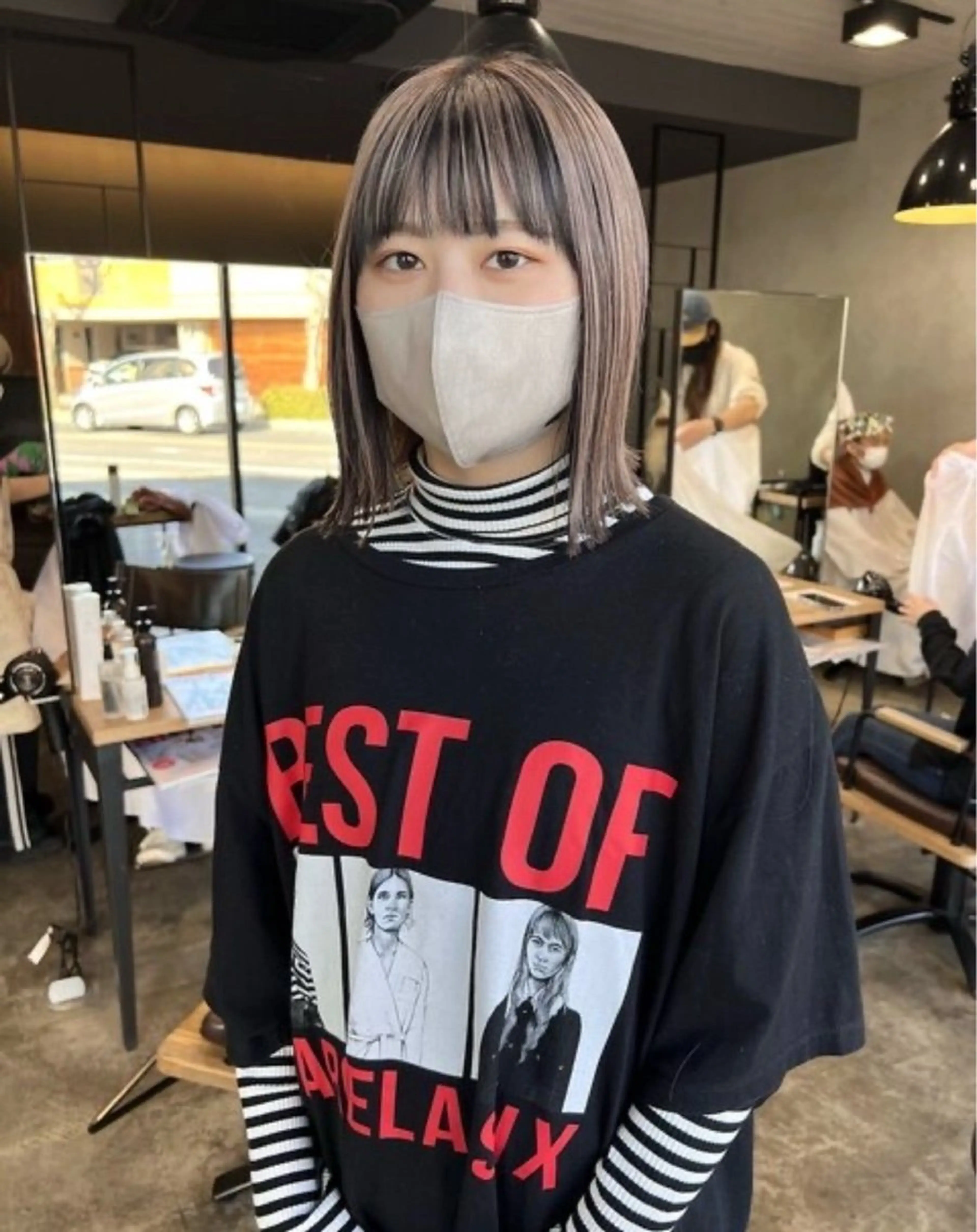 カラー 透明感/ハイトーン /デザインカラー大輝のヘアスタイル