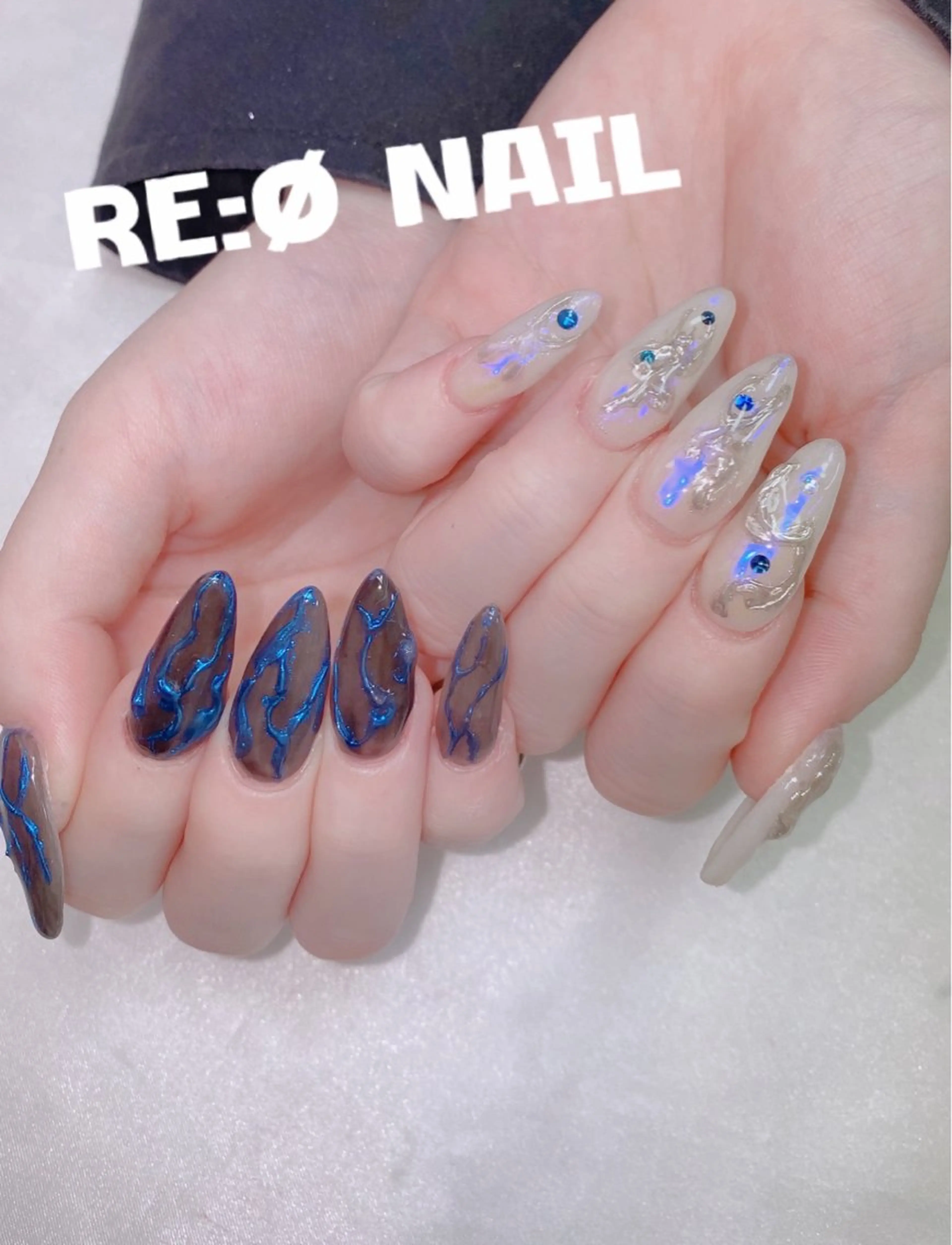 ネイル ハンドネイル Re:Ø nail 🩵TSUJIのネイルデザイン