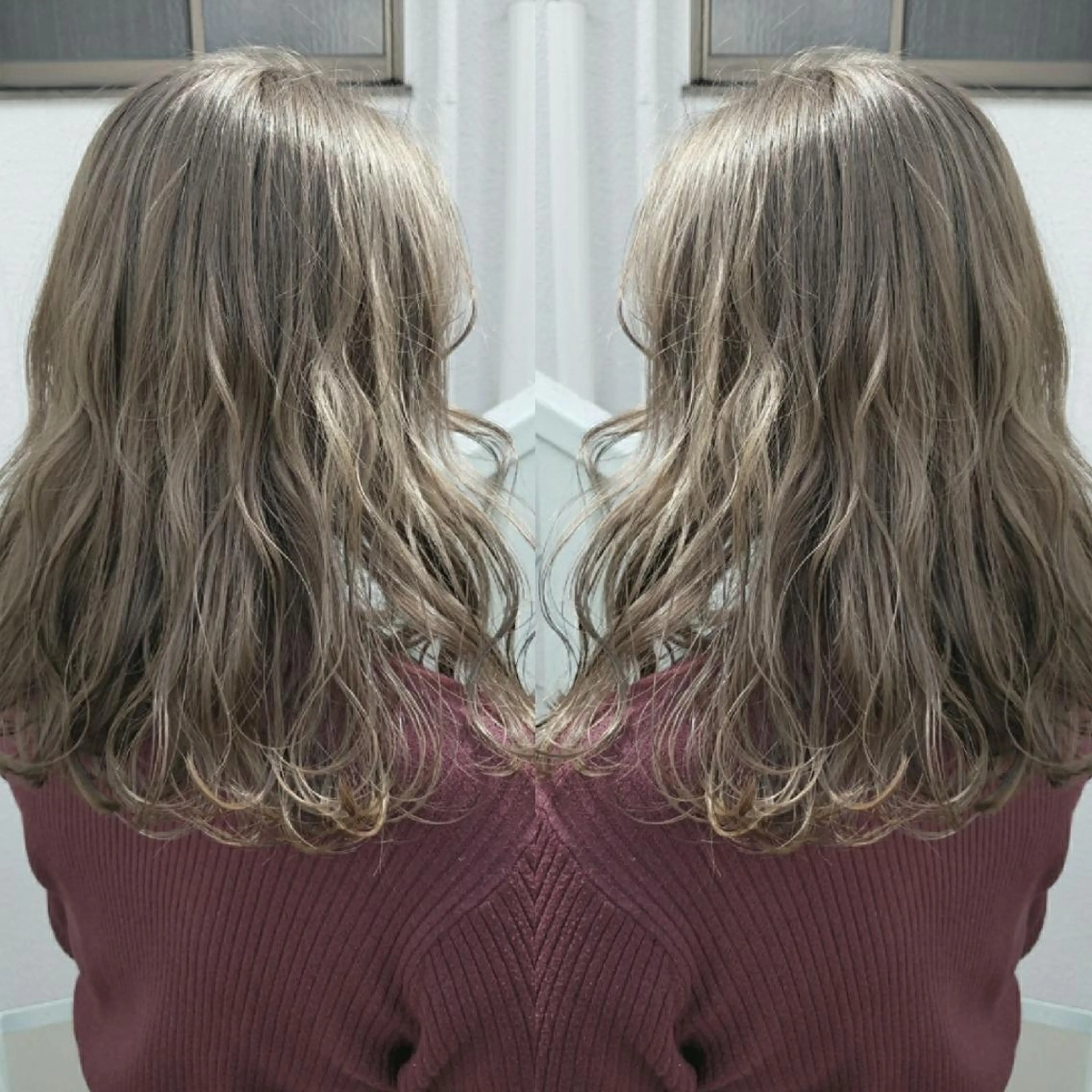 ミディアム カット ヘアカラー トリートメント noa.所属・今中 小百合のヘアスタイル