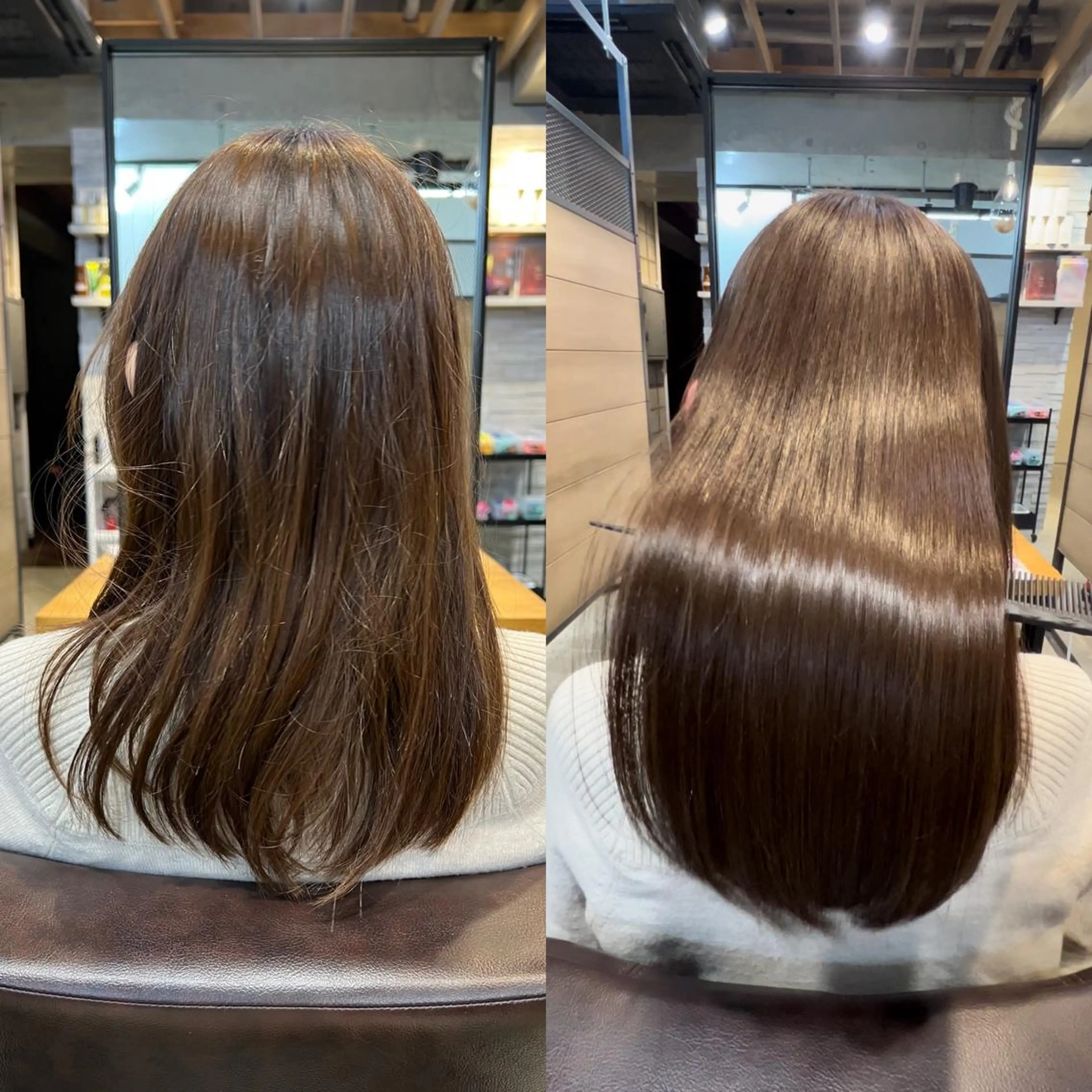 セミロング カラー 髪質改善 トリートメント BEKKAN by  youres hair所属・当日予約OK⭕️ 佐藤太一のヘアスタイル