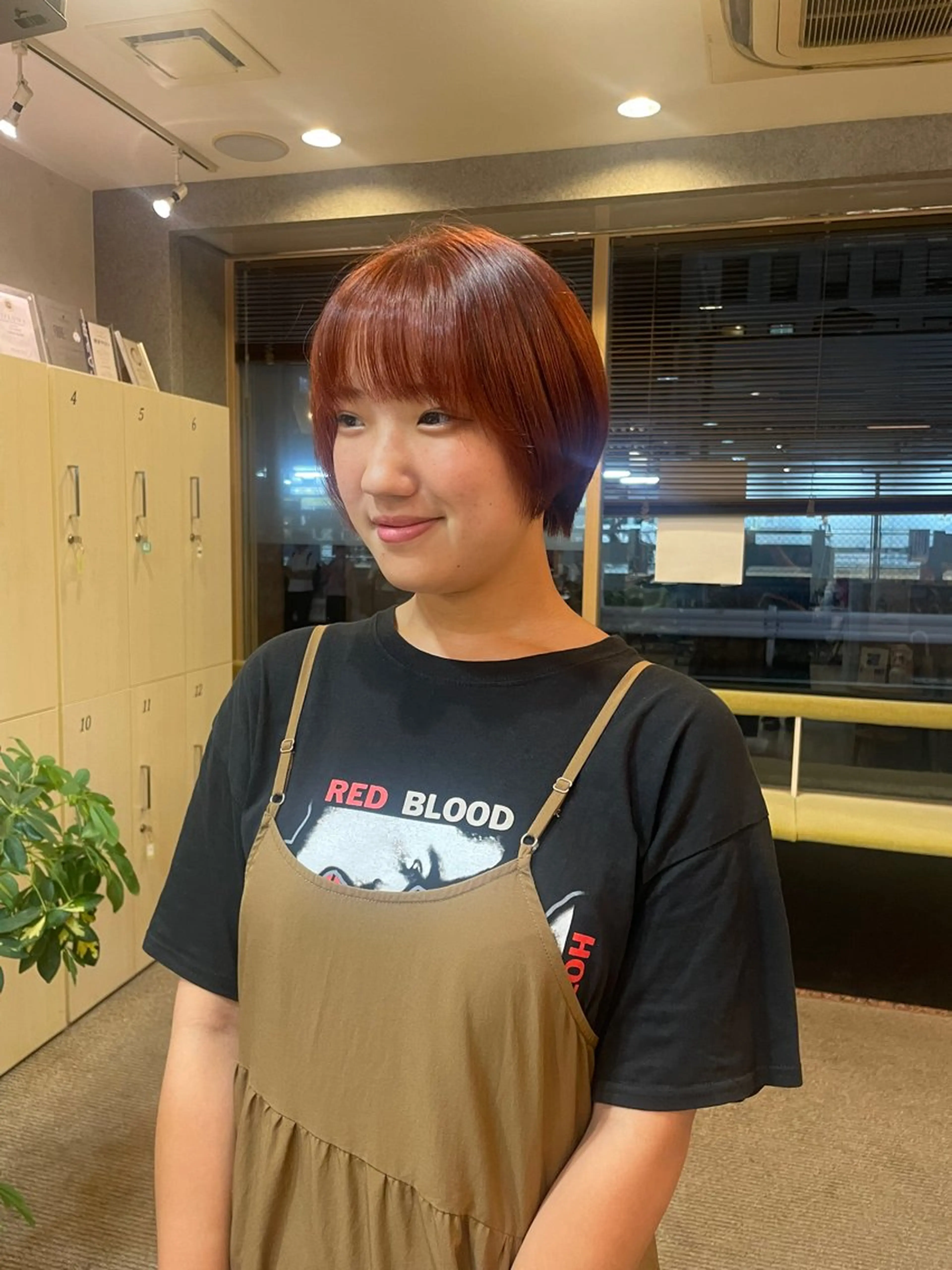 ショート カラー オレンジ 髪質改善/Bloss om🌷高橋沙衣のヘアスタイル