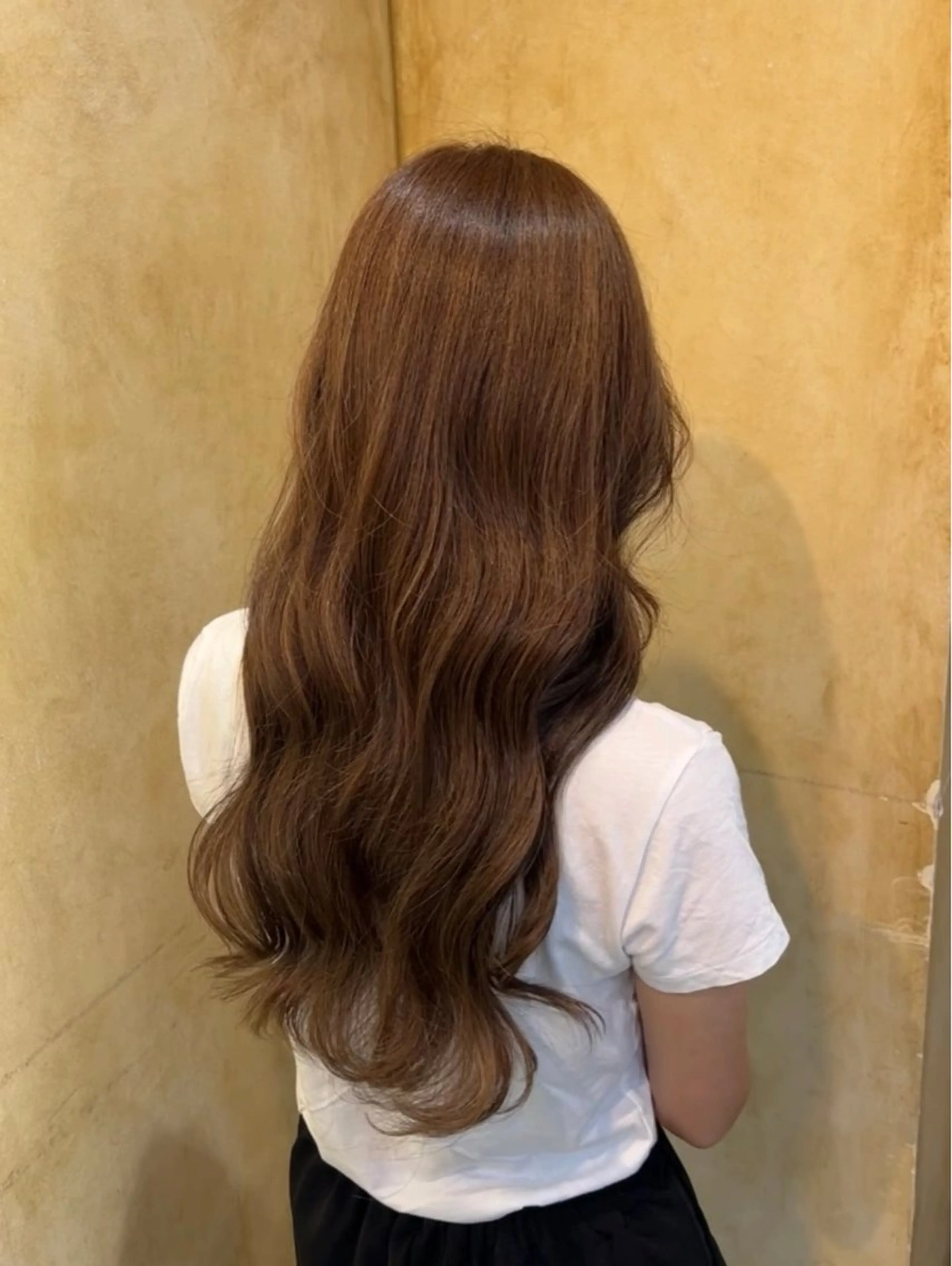 ロング カラー ヘアカラー ともざねゆか UniQのヘアスタイル