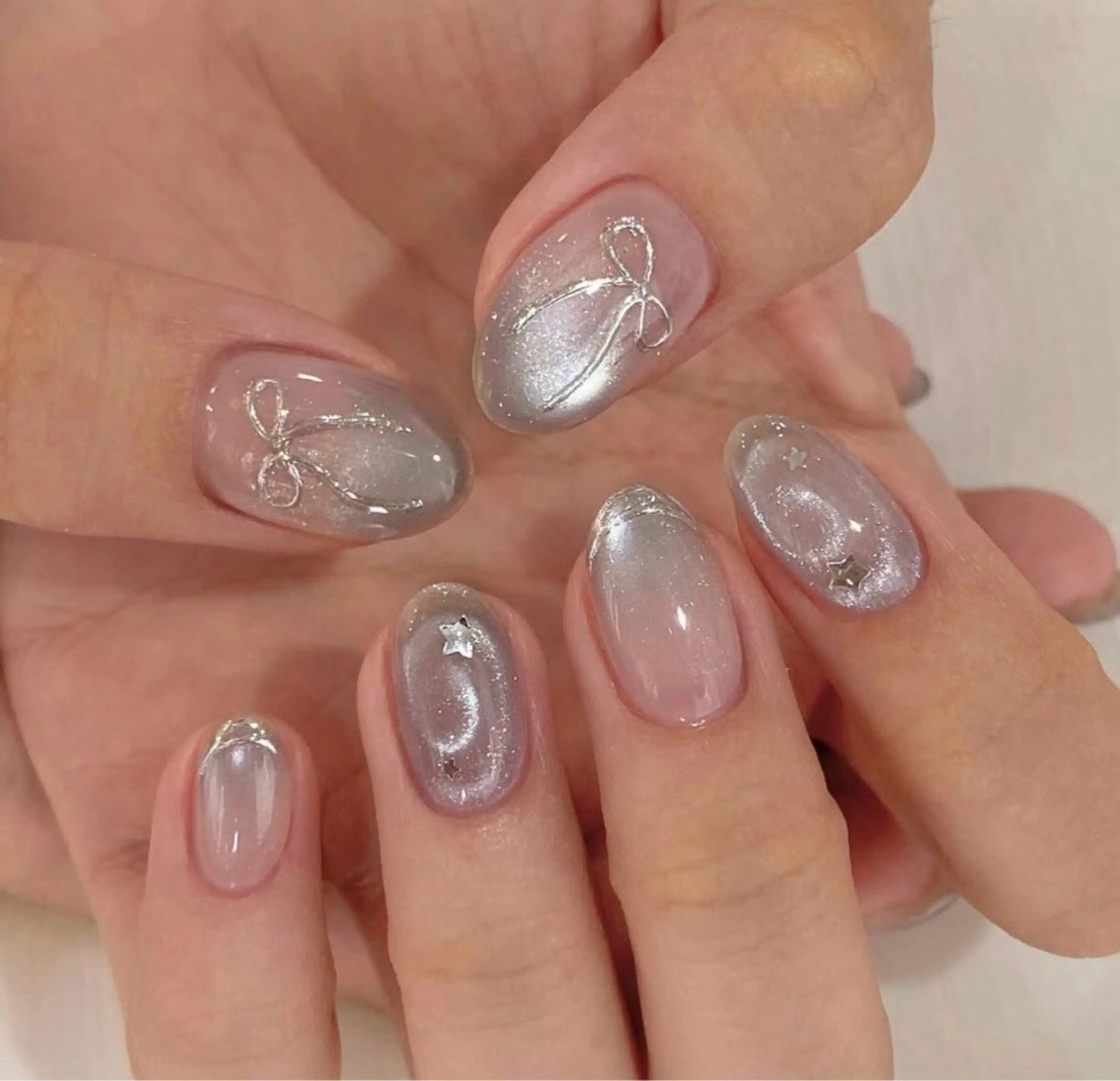 ネイル アートネイル 成人式 ジェルネイル ニュアンスネイル ネイルチップ Kora Nailのネイルデザイン