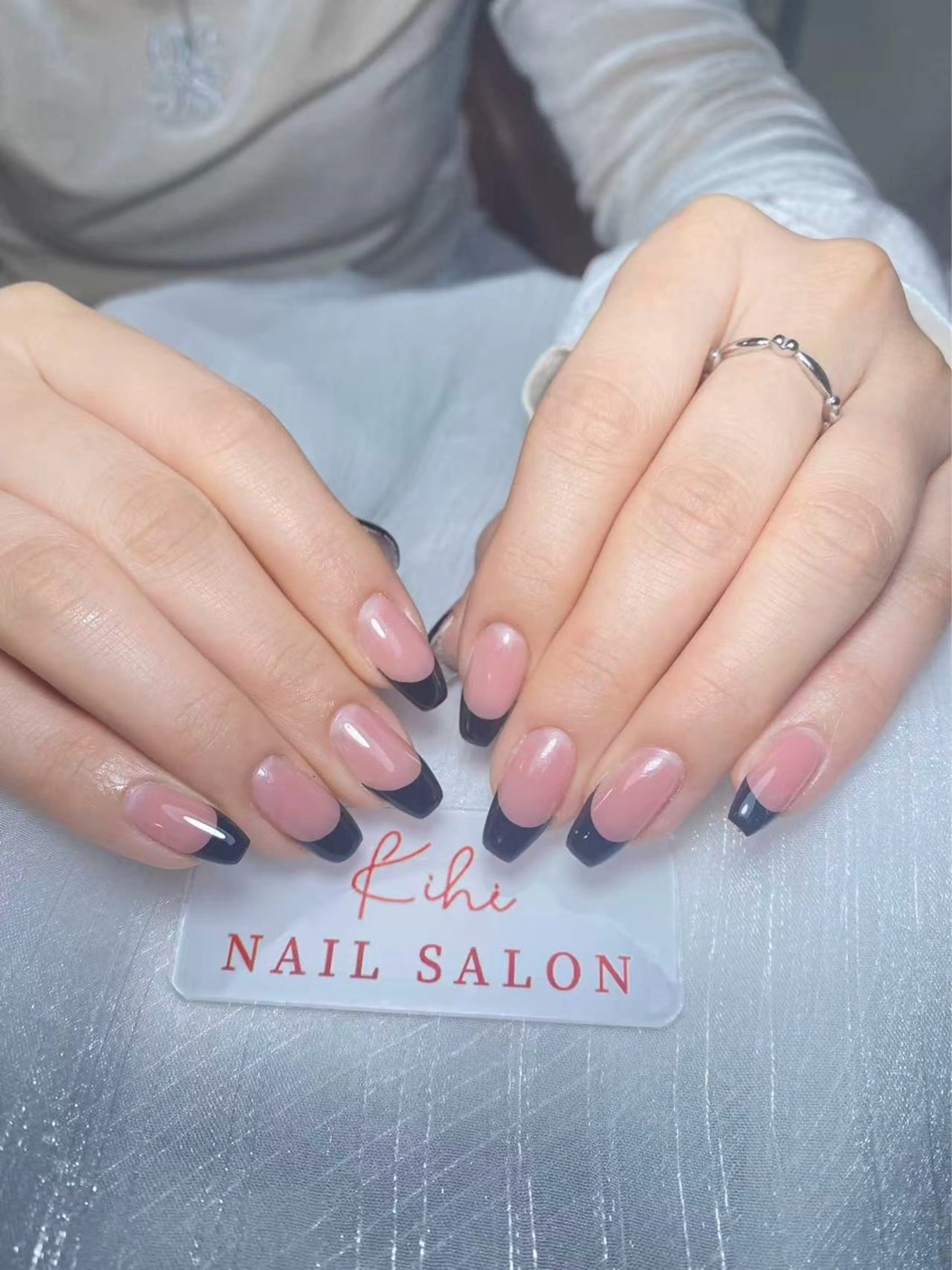 ネイル ハンドネイル ユリ🎀長さだし/ パラジェル/持ち込みのネイルデザイン