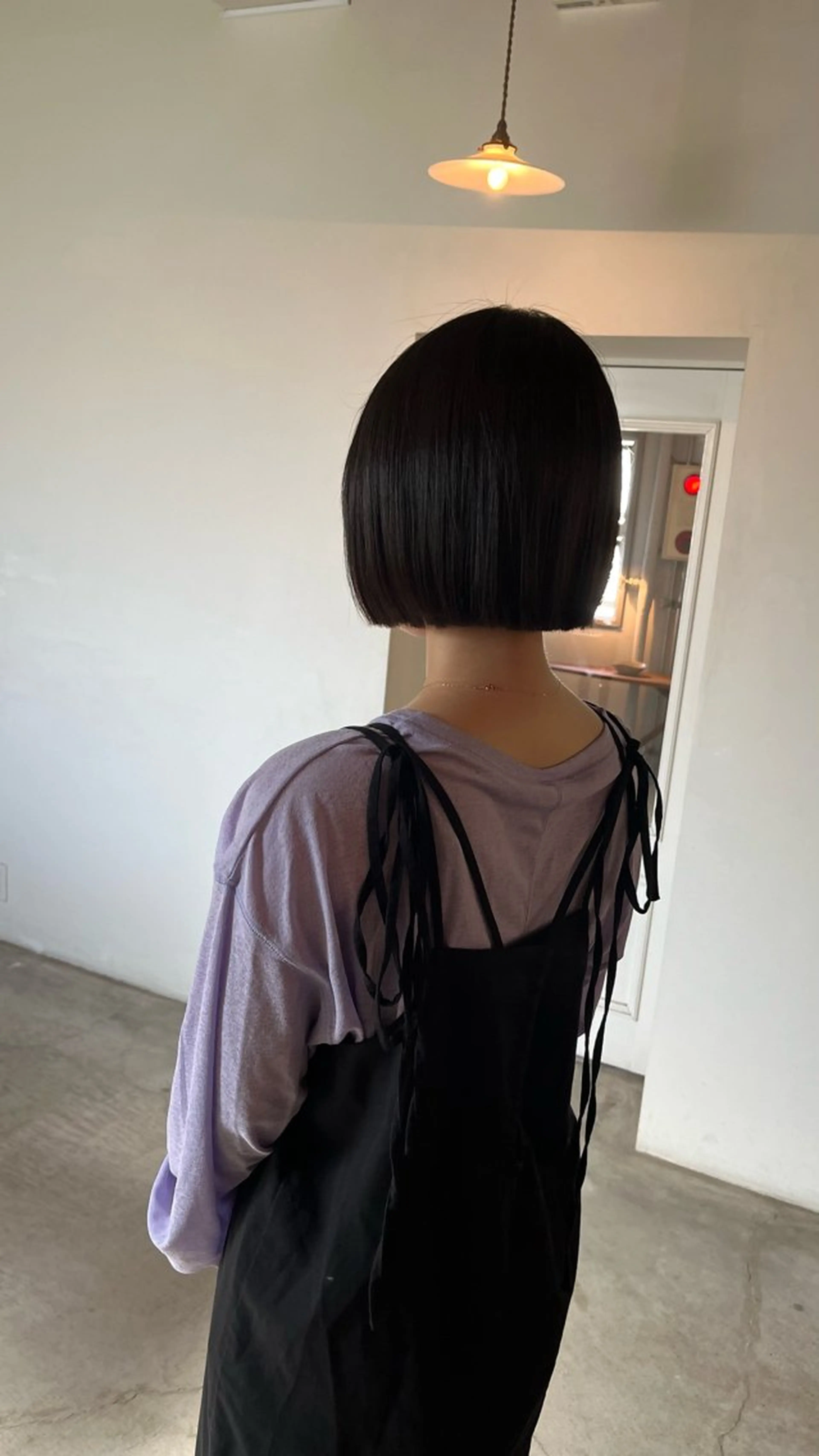 ショート 切りっぱなしボブ ボブ カット 前川 華恋 / room3のヘアスタイル