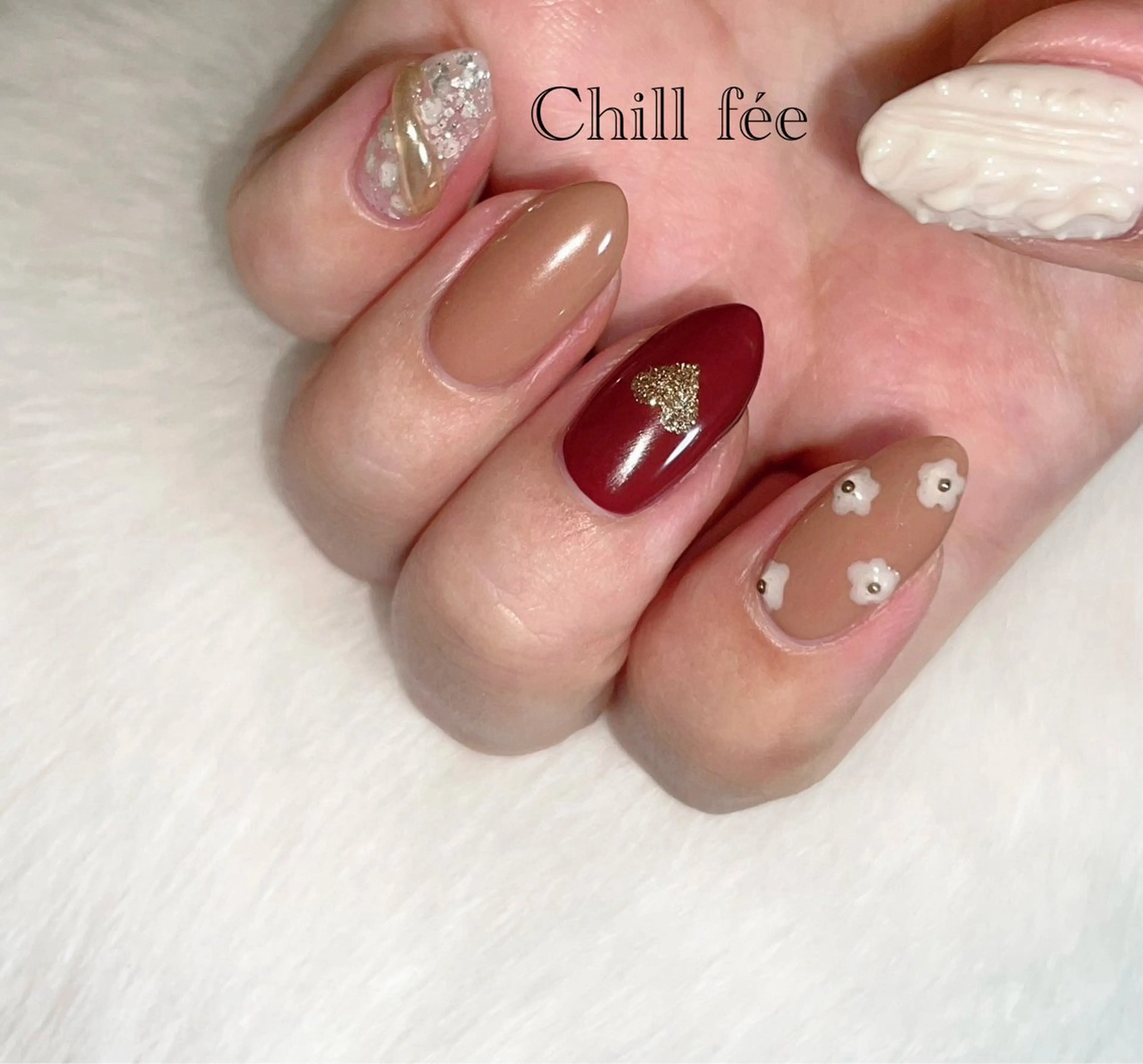 ネイル 持ち込み ハンドネイル 和歌浦 ちるふぇのネイルデザイン