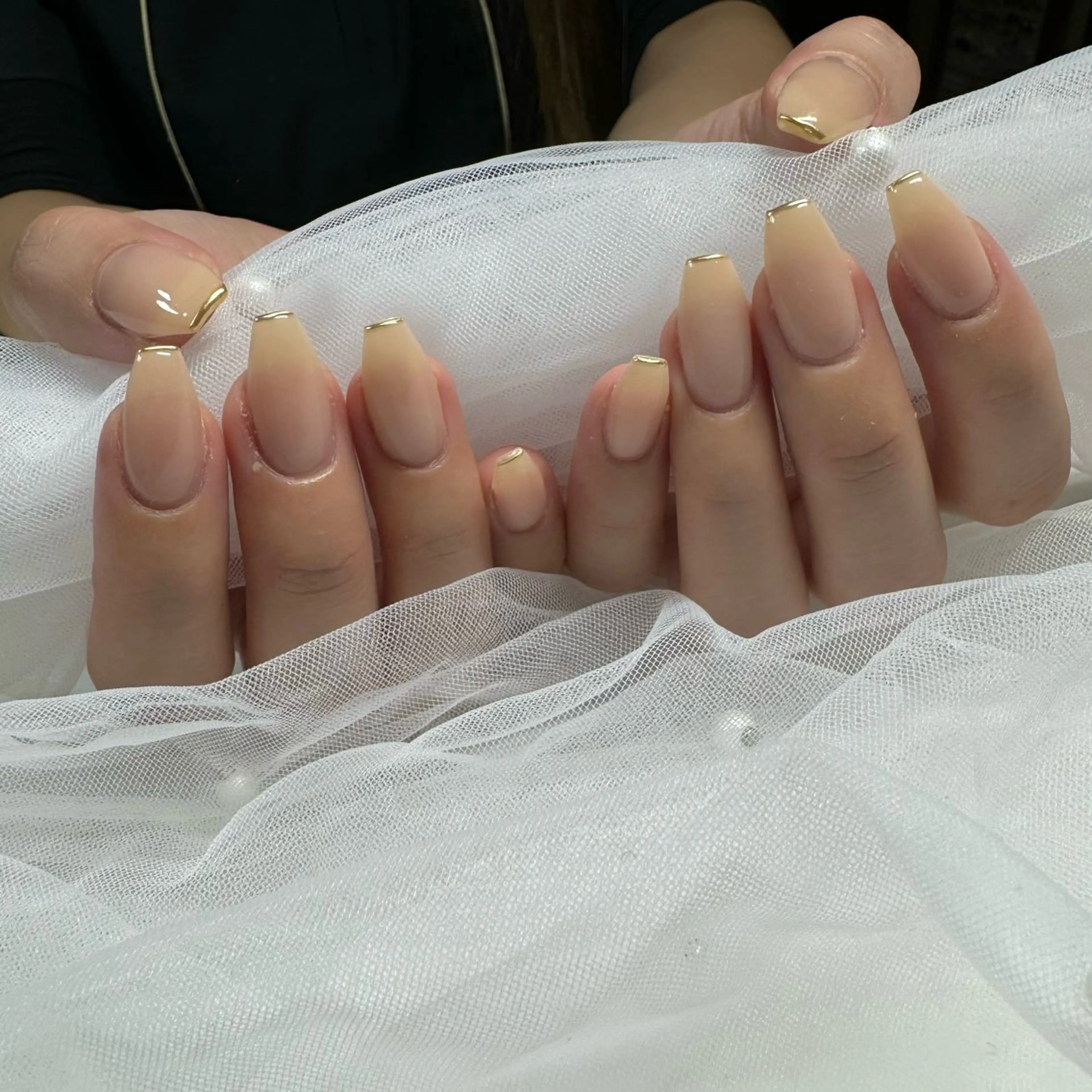 ネイル ジェルネイル シンプルネイル 東 千夏のネイルデザイン