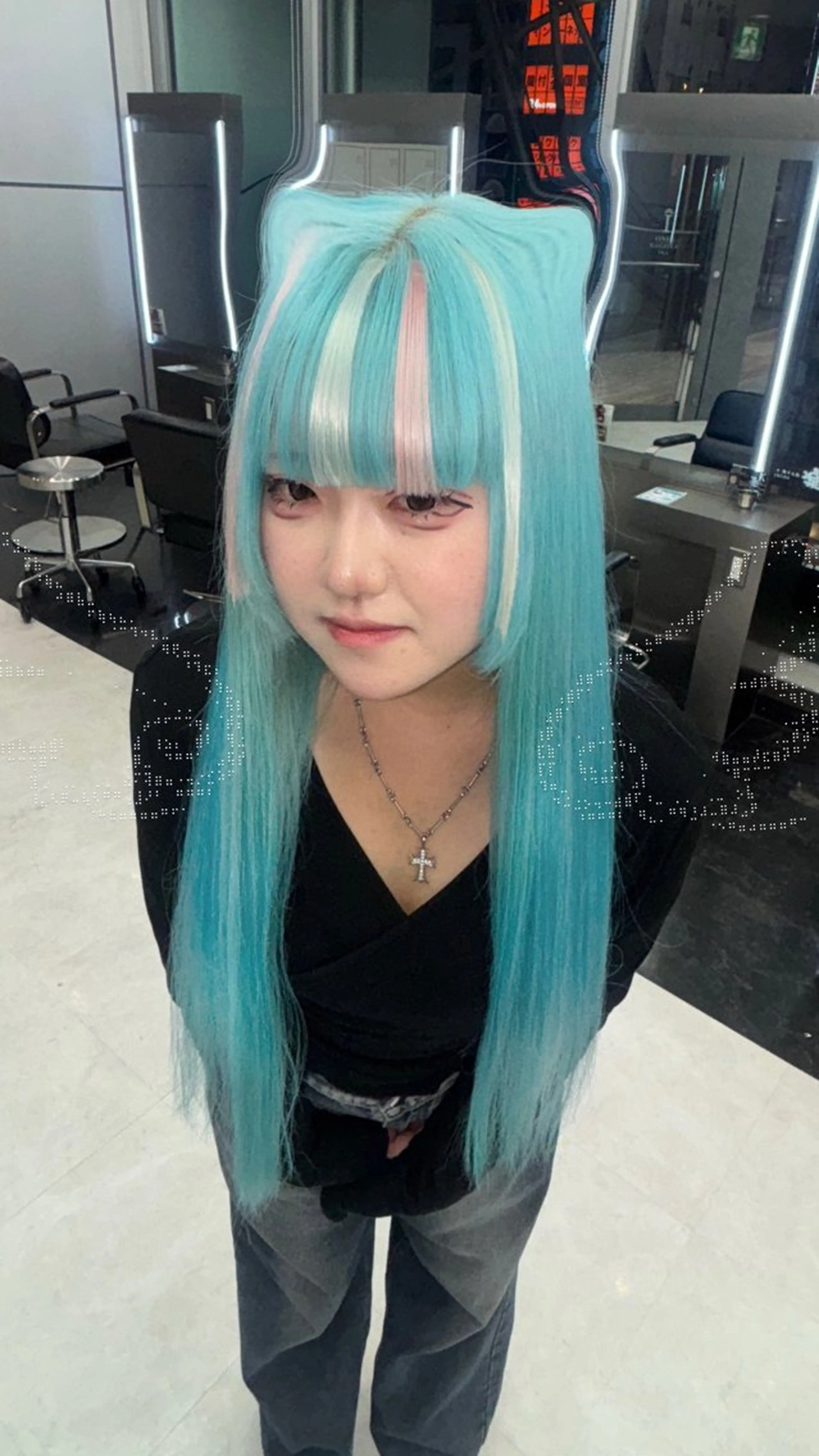 【ブリーチあり】ブリーチ2回+カラー +KERASTASEトリートメント+メンテナンスカット🎀✧*｡の写真