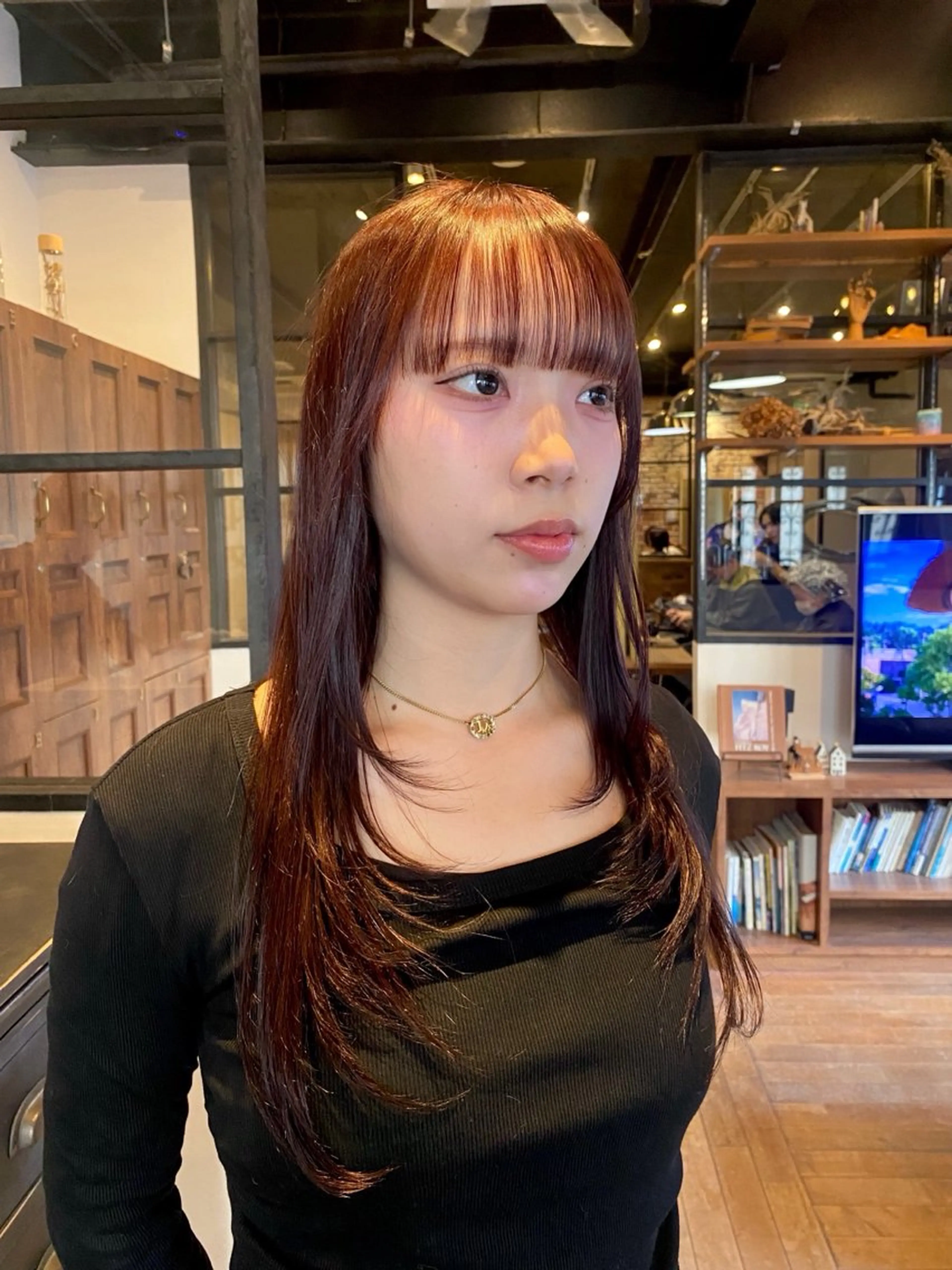 ロング カット ヘアカラー elk ANZU🎀のヘアスタイル