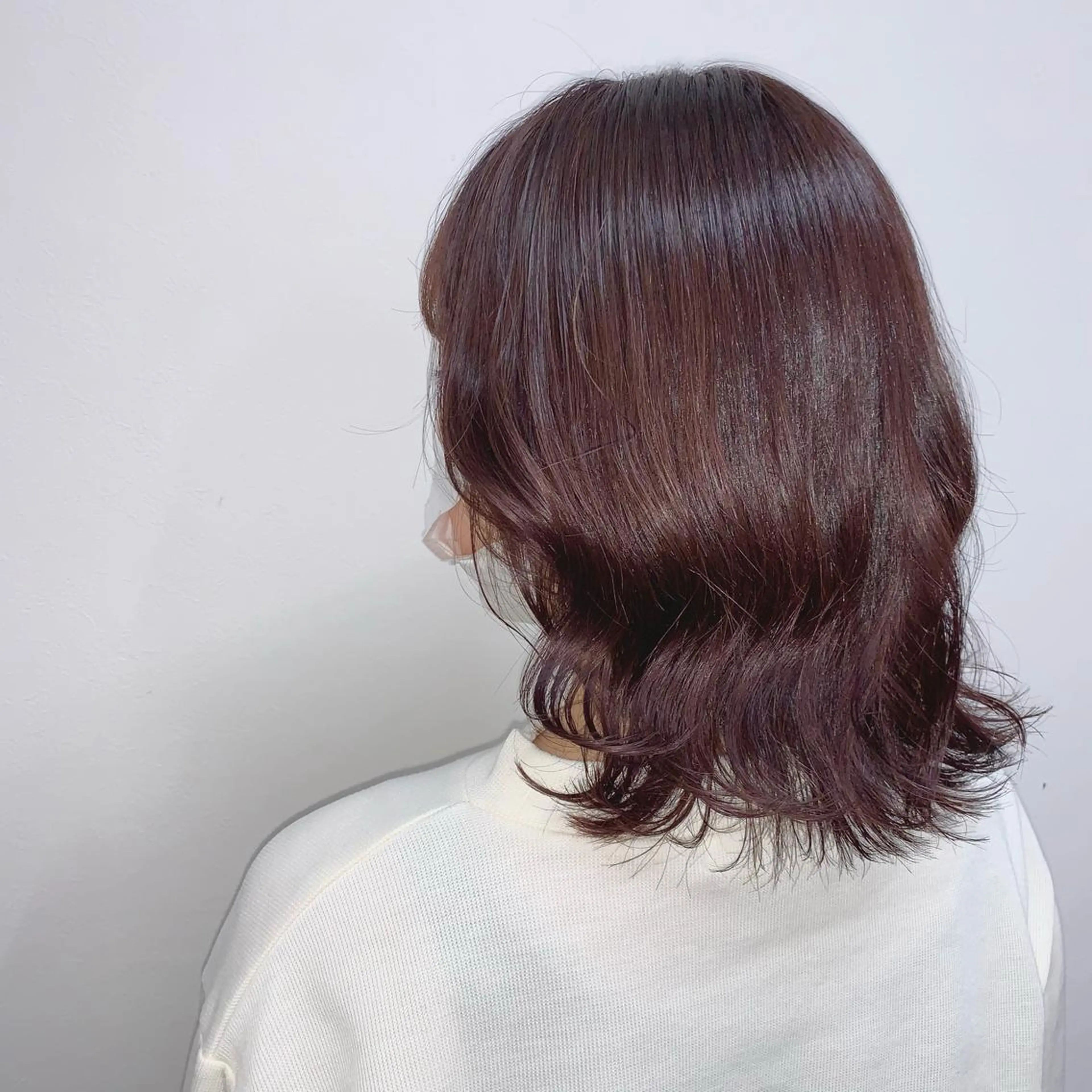 ミディアム カラー 🔵暗髪　特化🔵 梅田・増田のヘアスタイル