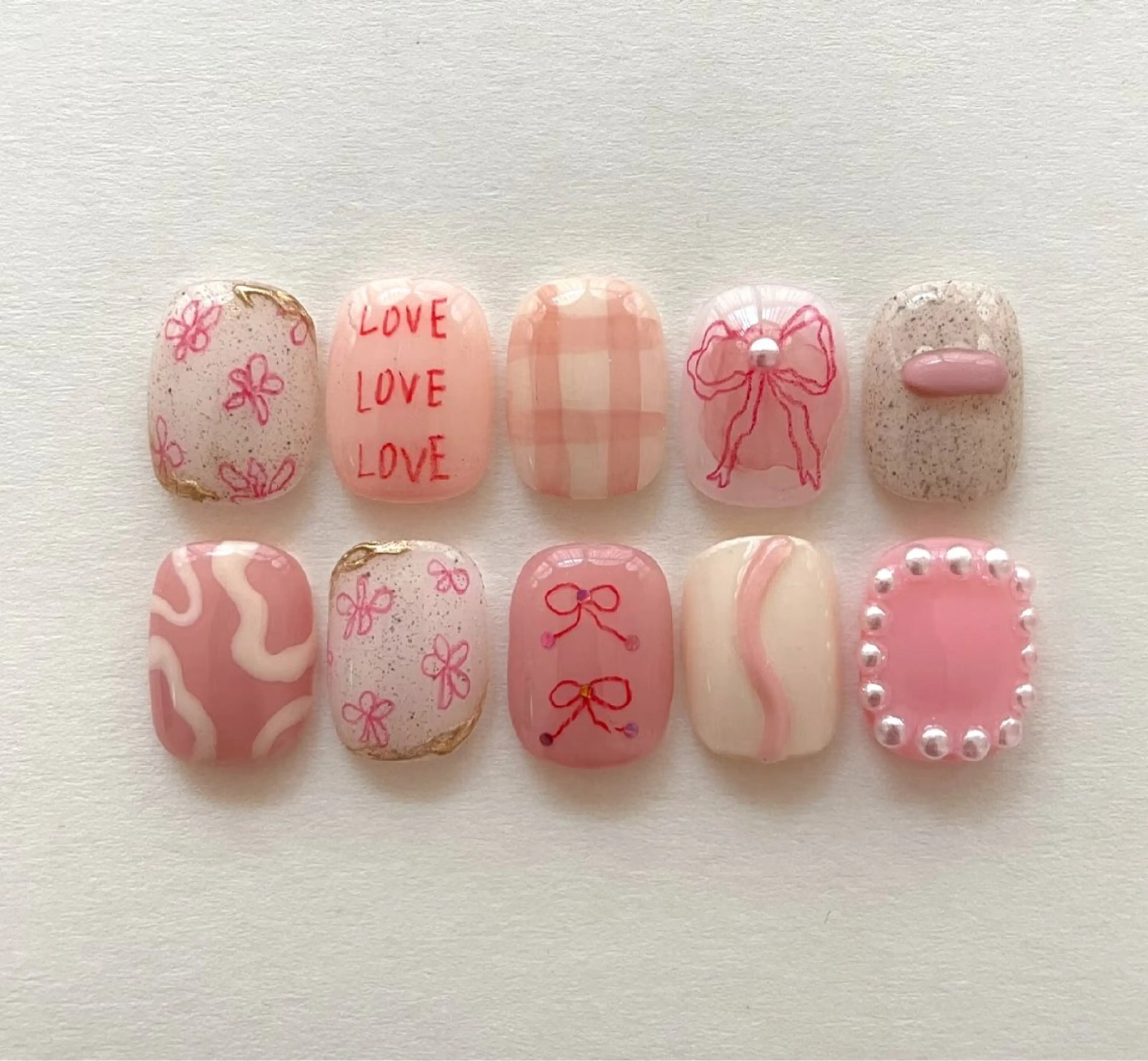 ネイル ハンドネイル ハンドケア flower nail salon所属・あや✨🌸長さだし カワイイ系ピンク専門のネイルデザイン