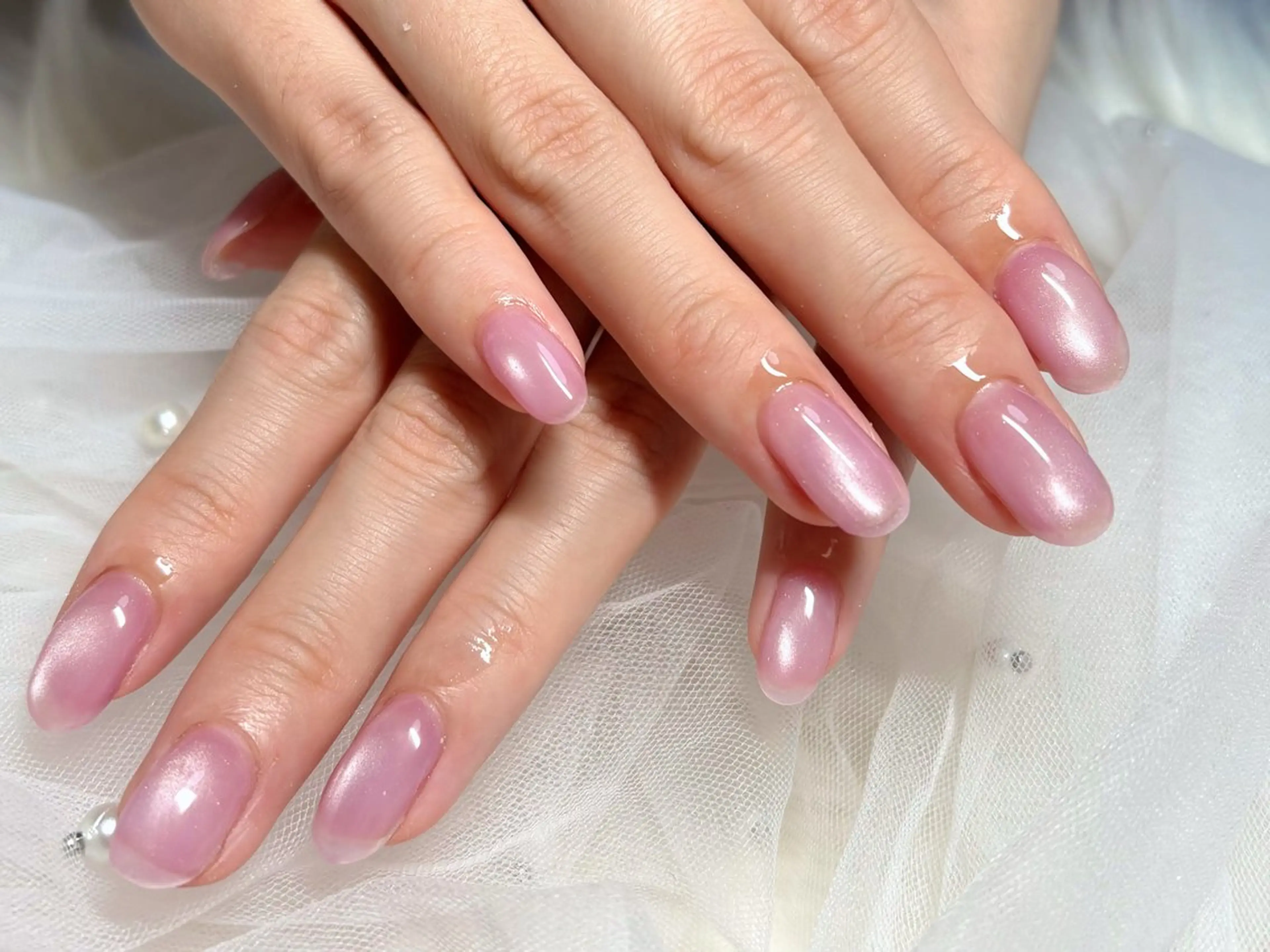 ネイル マグネットネイル シンプルネイル ハンドネイル cerisier 坂本のネイルデザイン