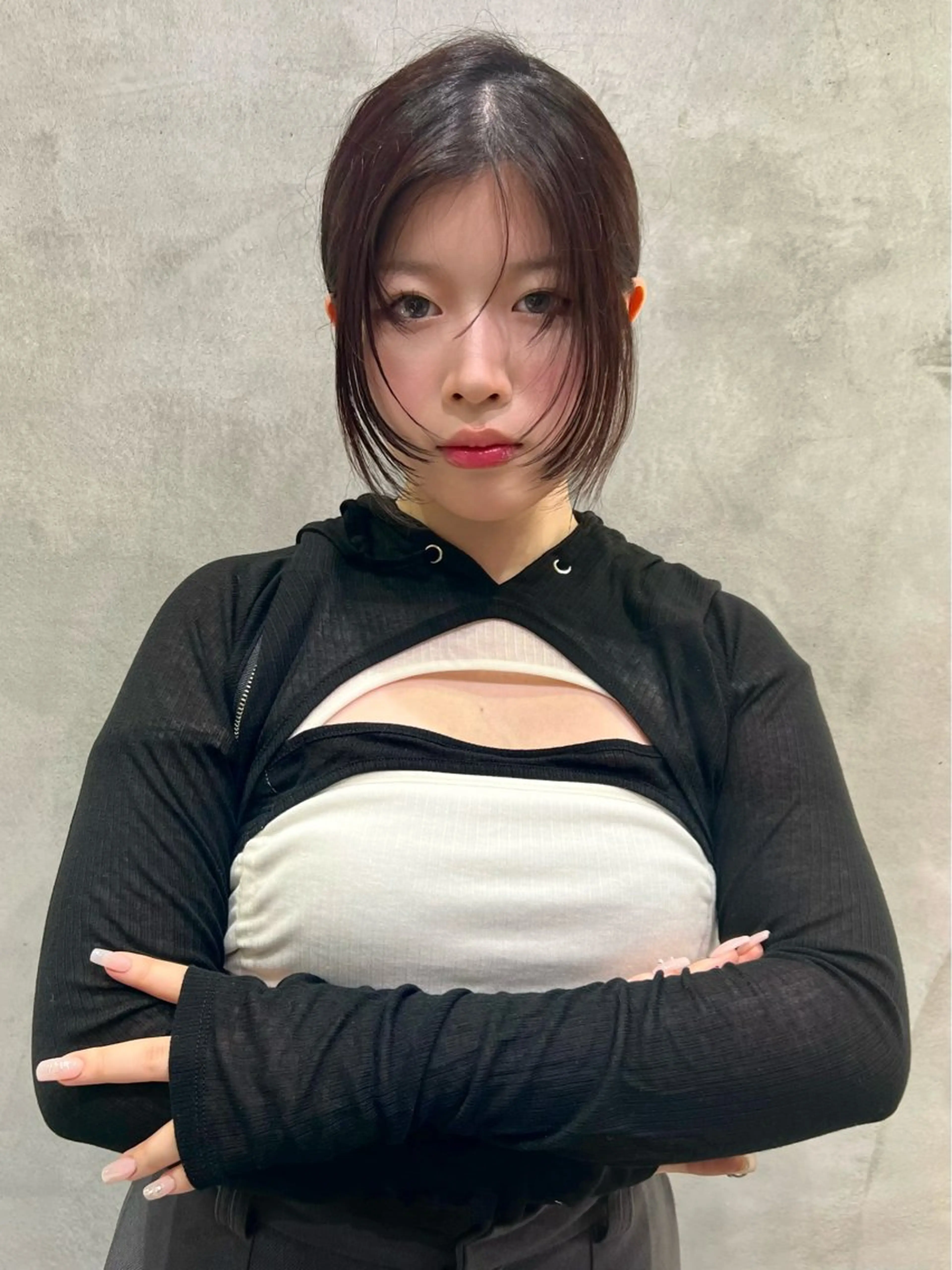 セミロング レイヤーカット 韓国ヘア指名No.1 🇰🇷赤西栄斗のヘアスタイル