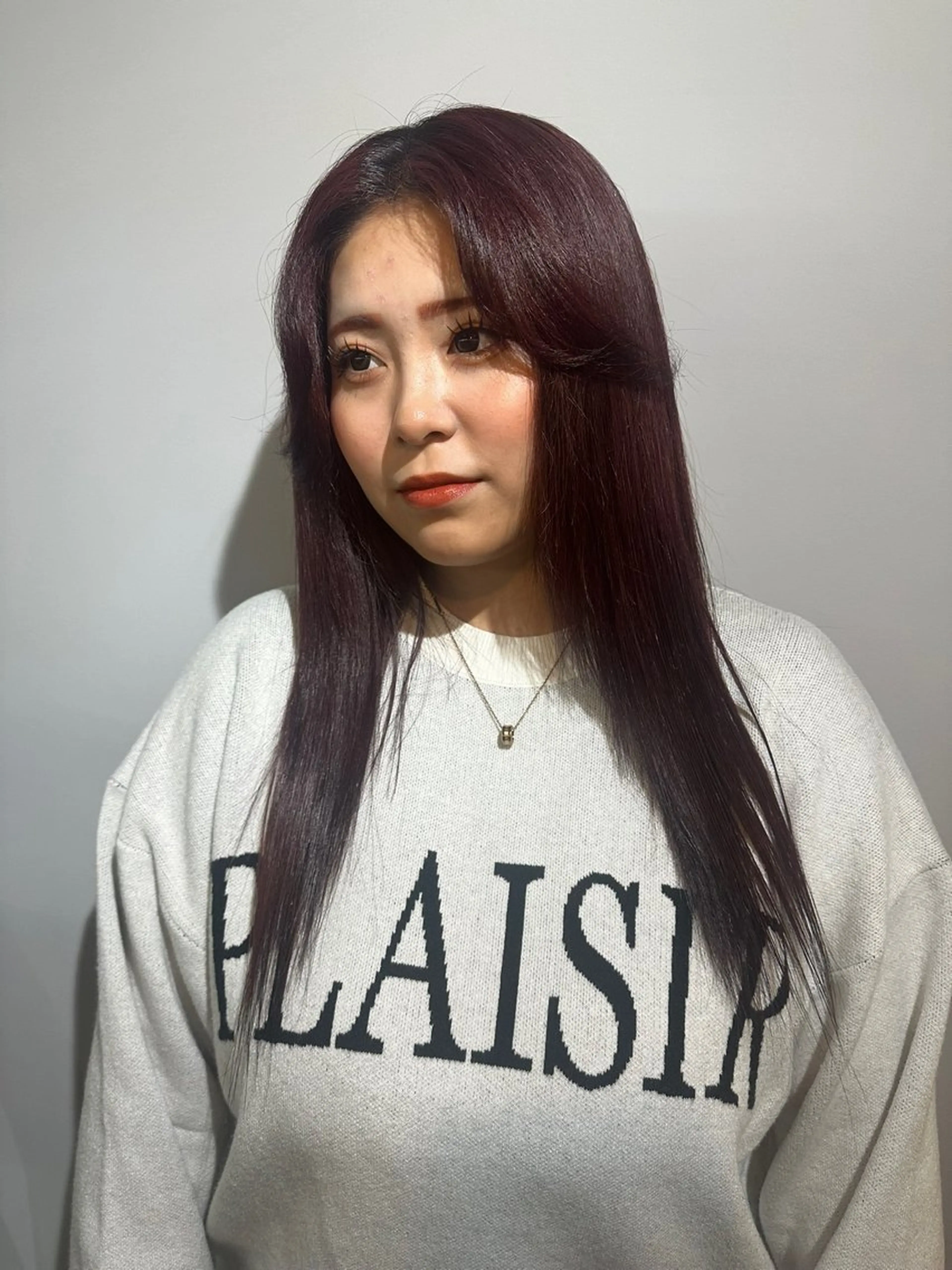 ロング カラー ブリーチ ダブルカラー ブリーチなしカラー レッドカラー ヘアカラー 【sica】 nanaのヘアスタイル