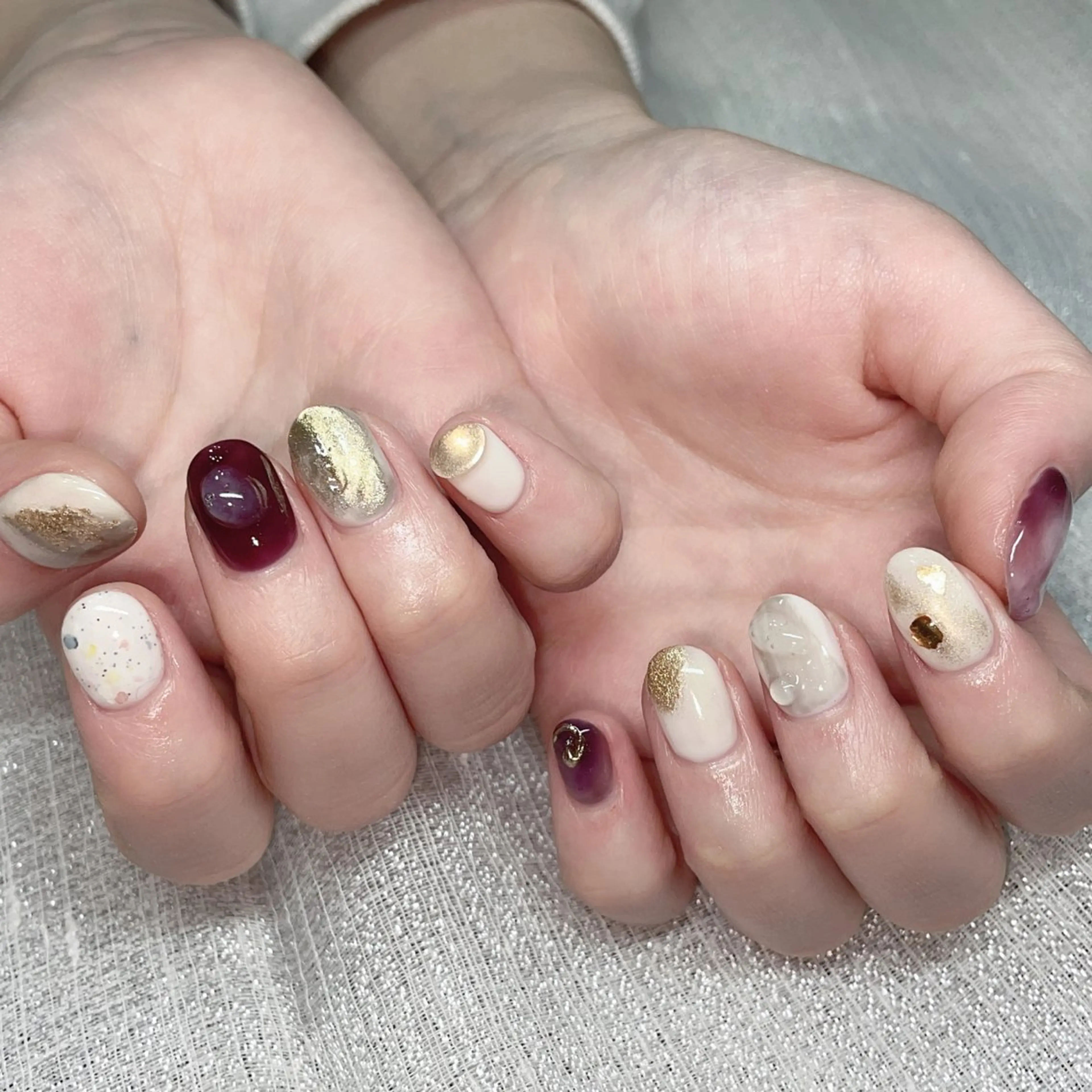 ネイル 持ち込み ハンドネイル 林 ✨syousyouのネイルデザイン