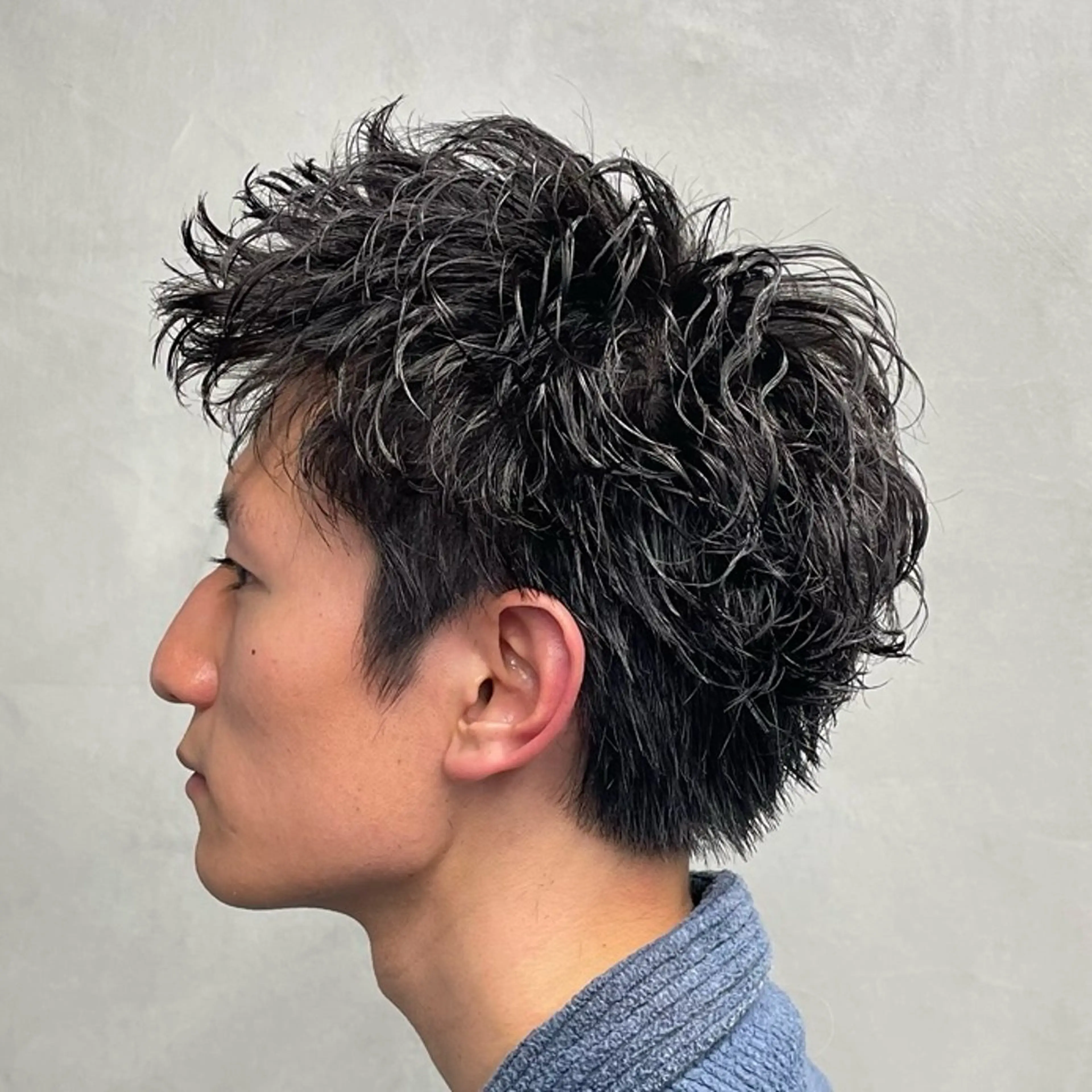 ショート パーマ ヘアアレンジ メンズ カット パーマ fifth Tokyo所属・fifth 石川 凪のヘアスタイル