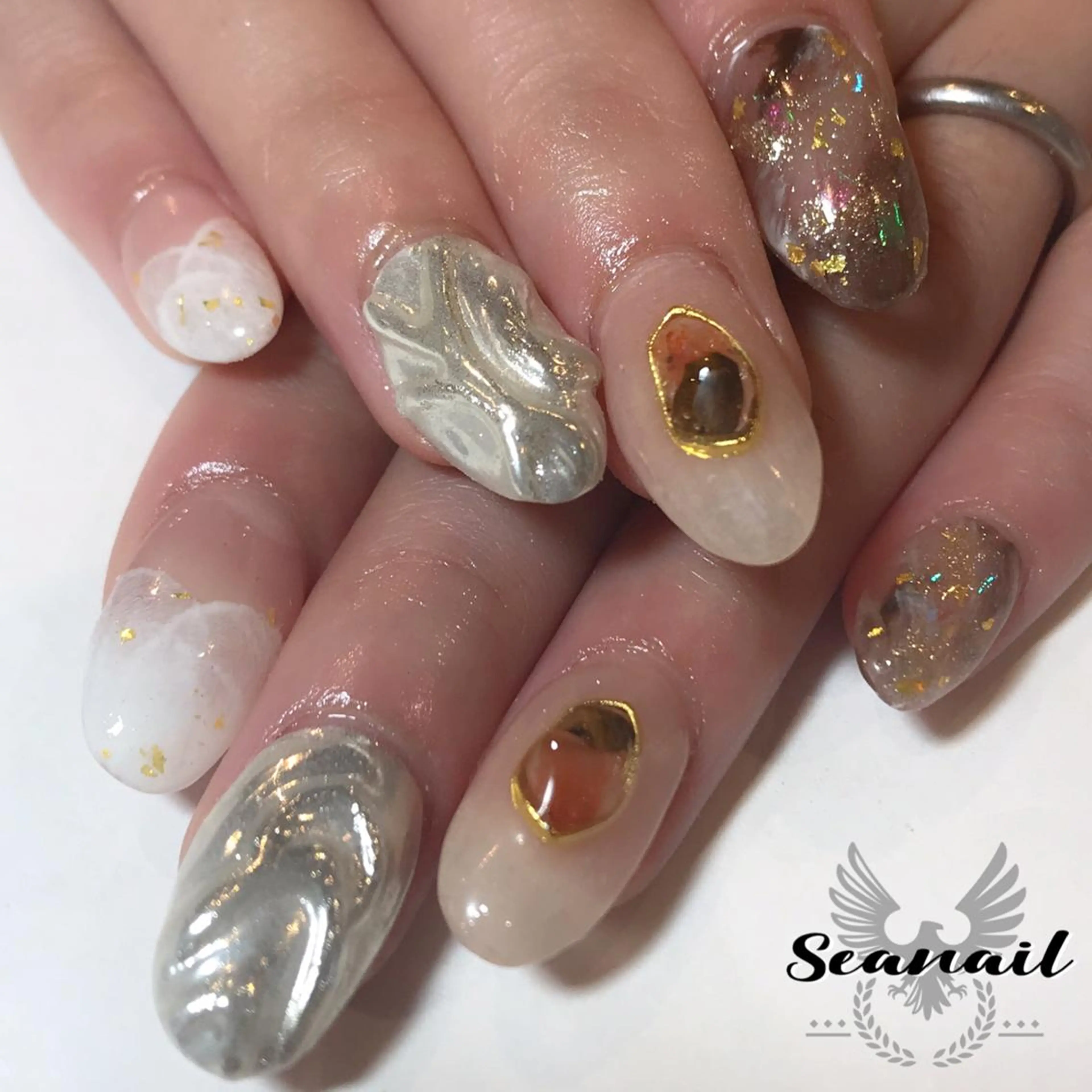 ネイル 小尾 栞のネイルデザイン