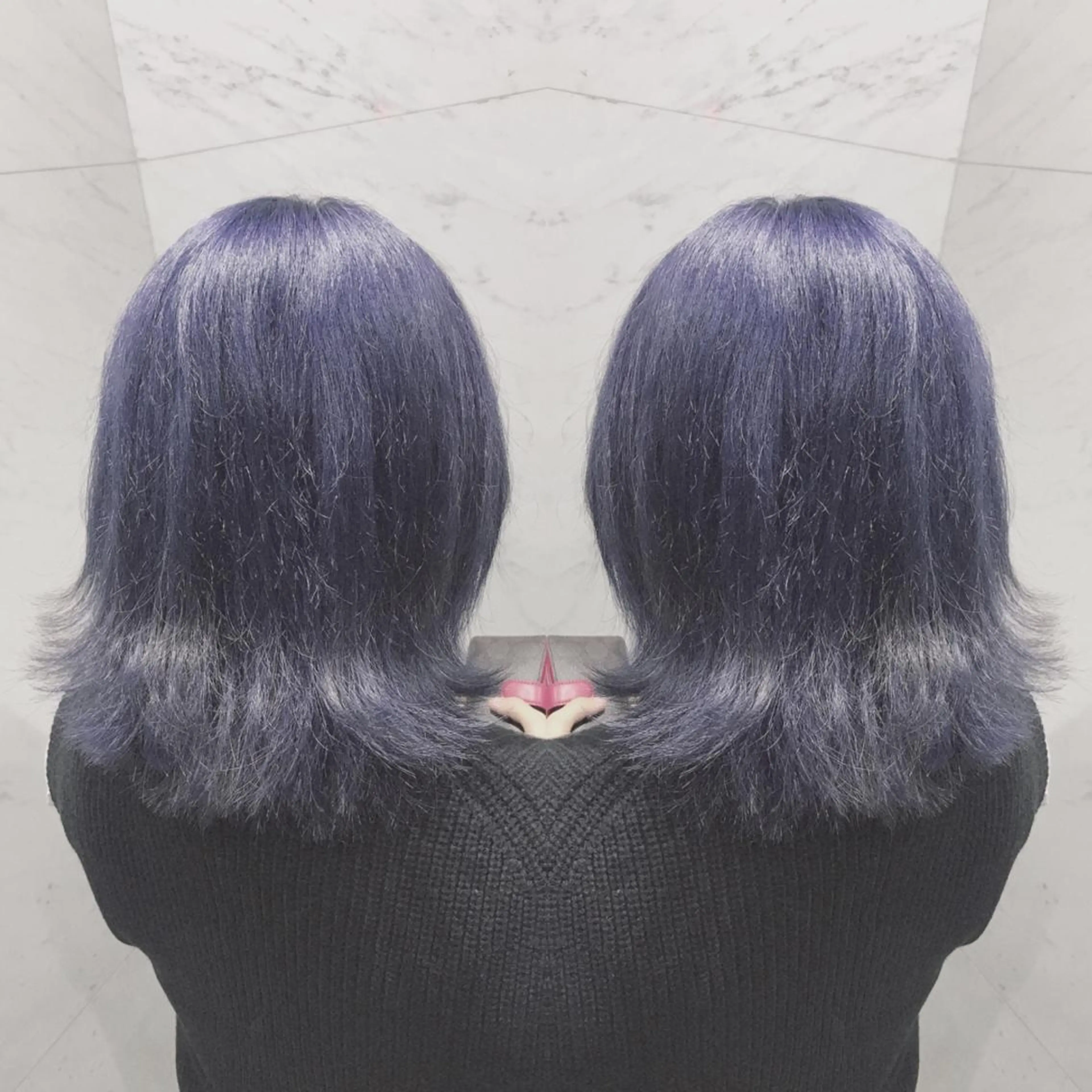 ミディアム カラー ブリーチ ヘアカラー cecil hair所属・重政 和樹のヘアスタイル