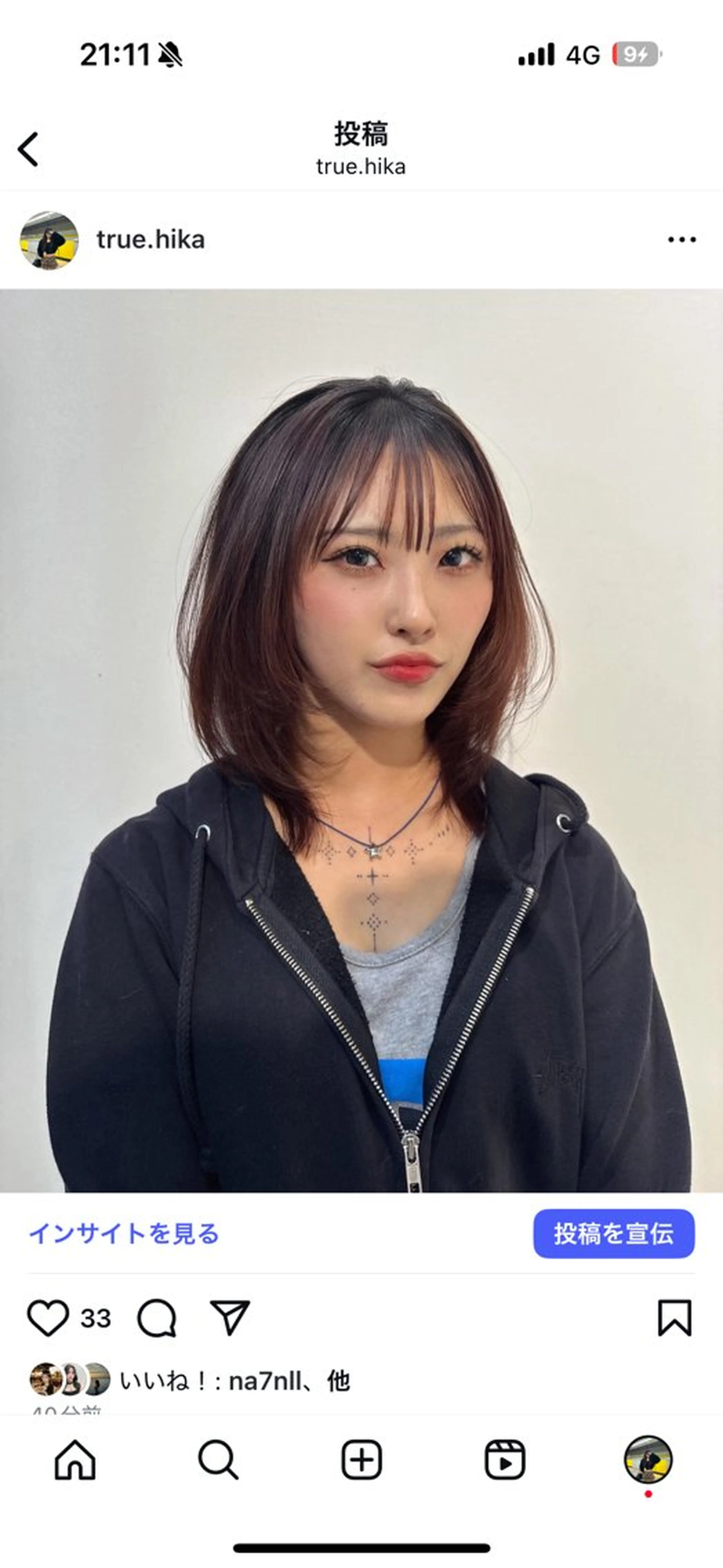 ミディアム men'sカット.パ ーマHIKARI🐥のヘアスタイル