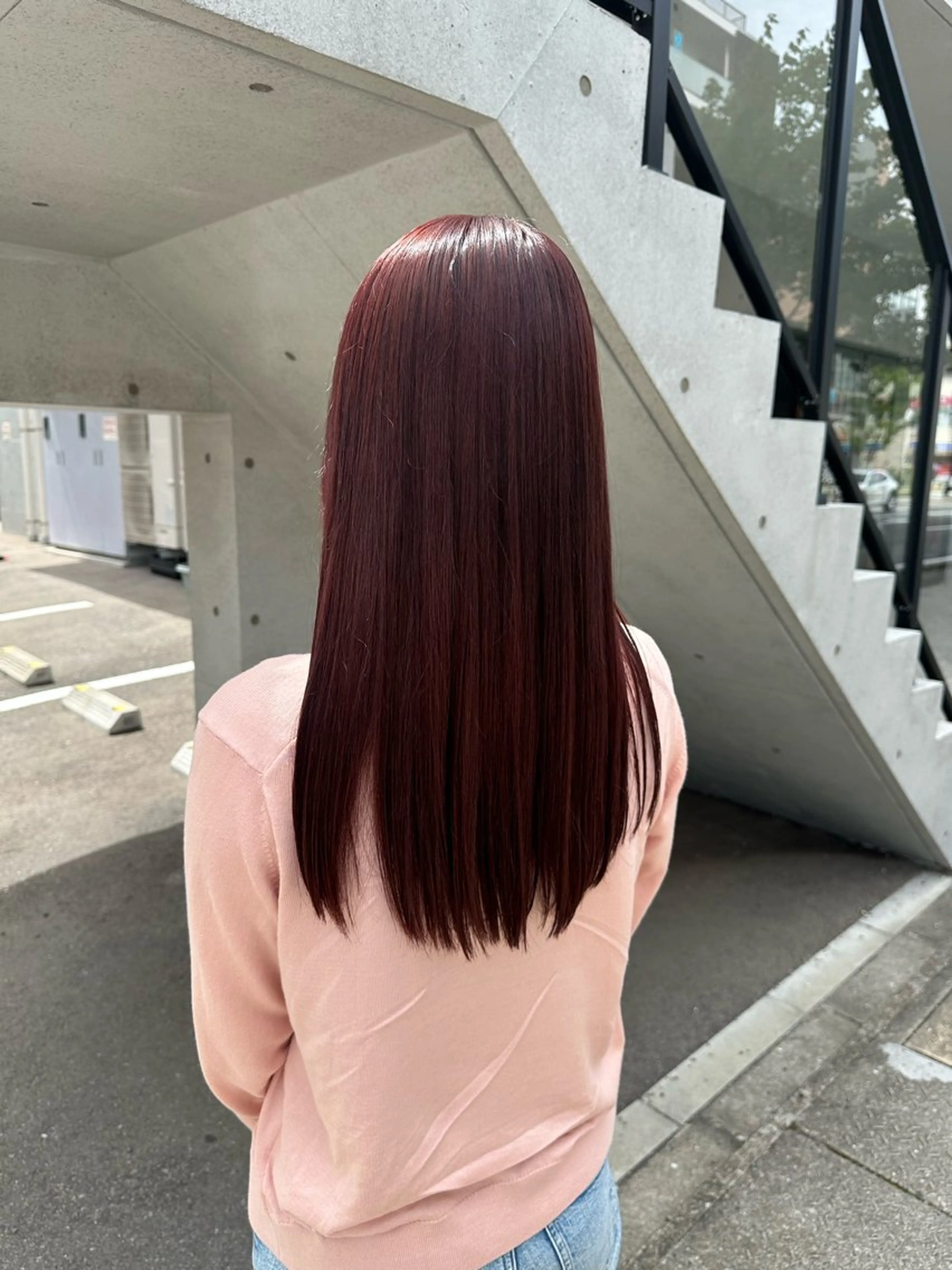 ロング カラー AYAKASA 暖色カラー/レイヤーのヘアスタイル